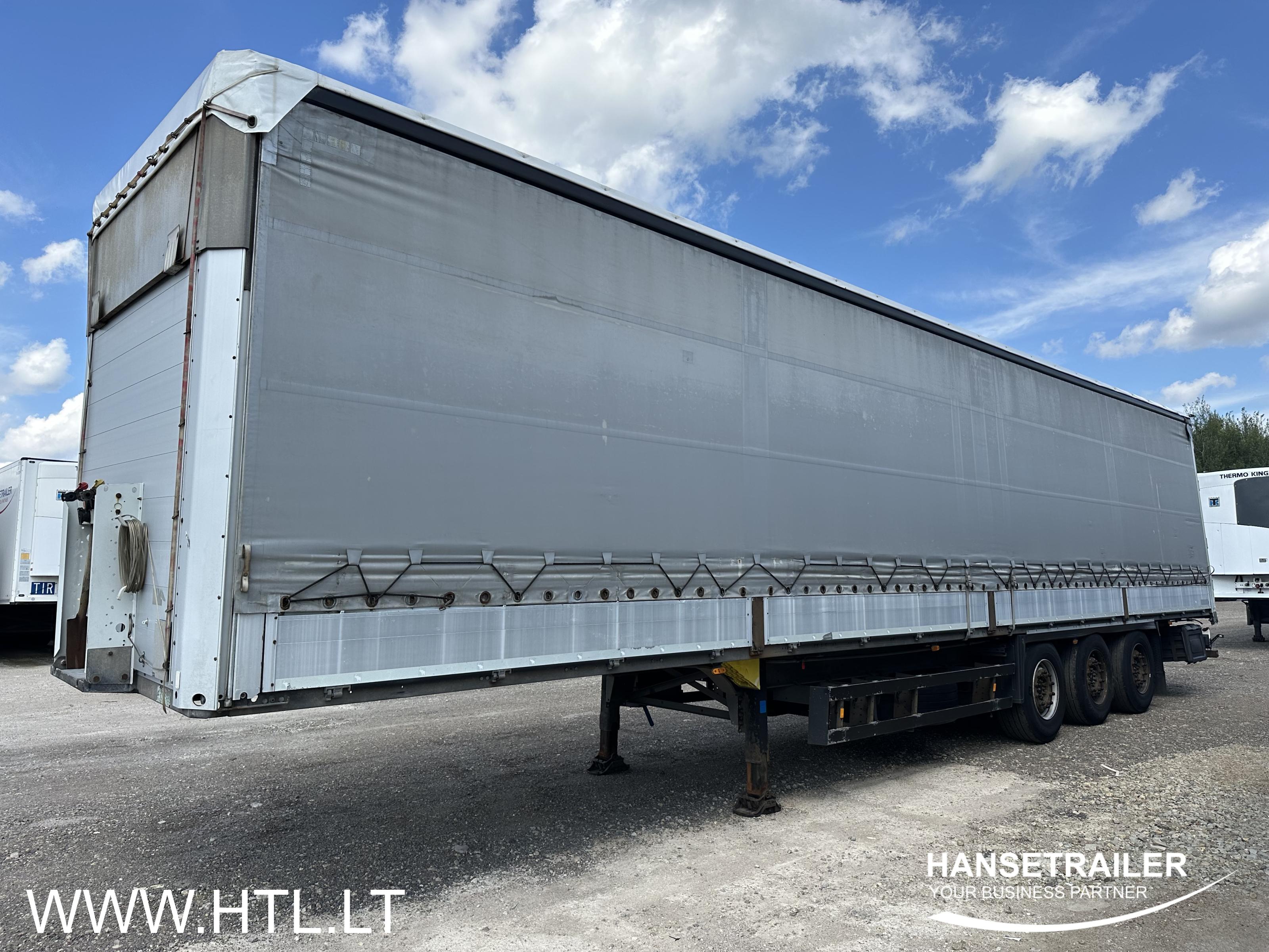 2013 Semitrailer Curtainsider with sideboards Schmitz SCS BS Lift axle