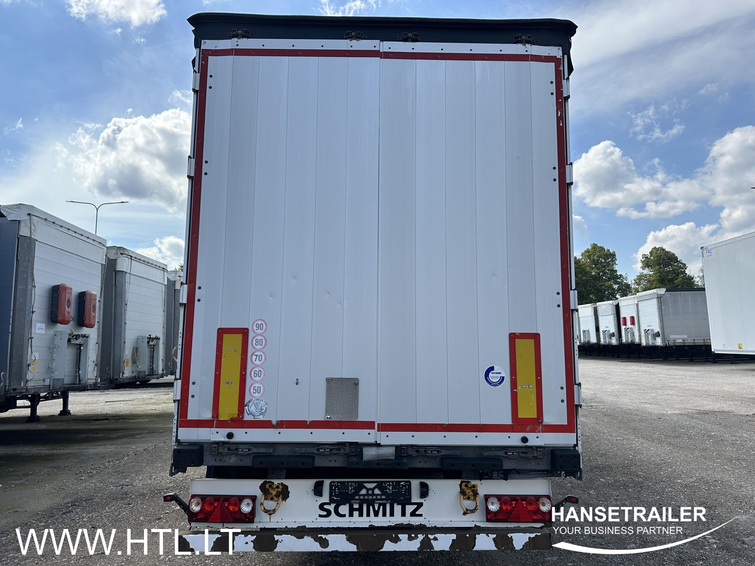 2013 Semitrailer Curtainsider with sideboards Schmitz SCS BS Lift axle