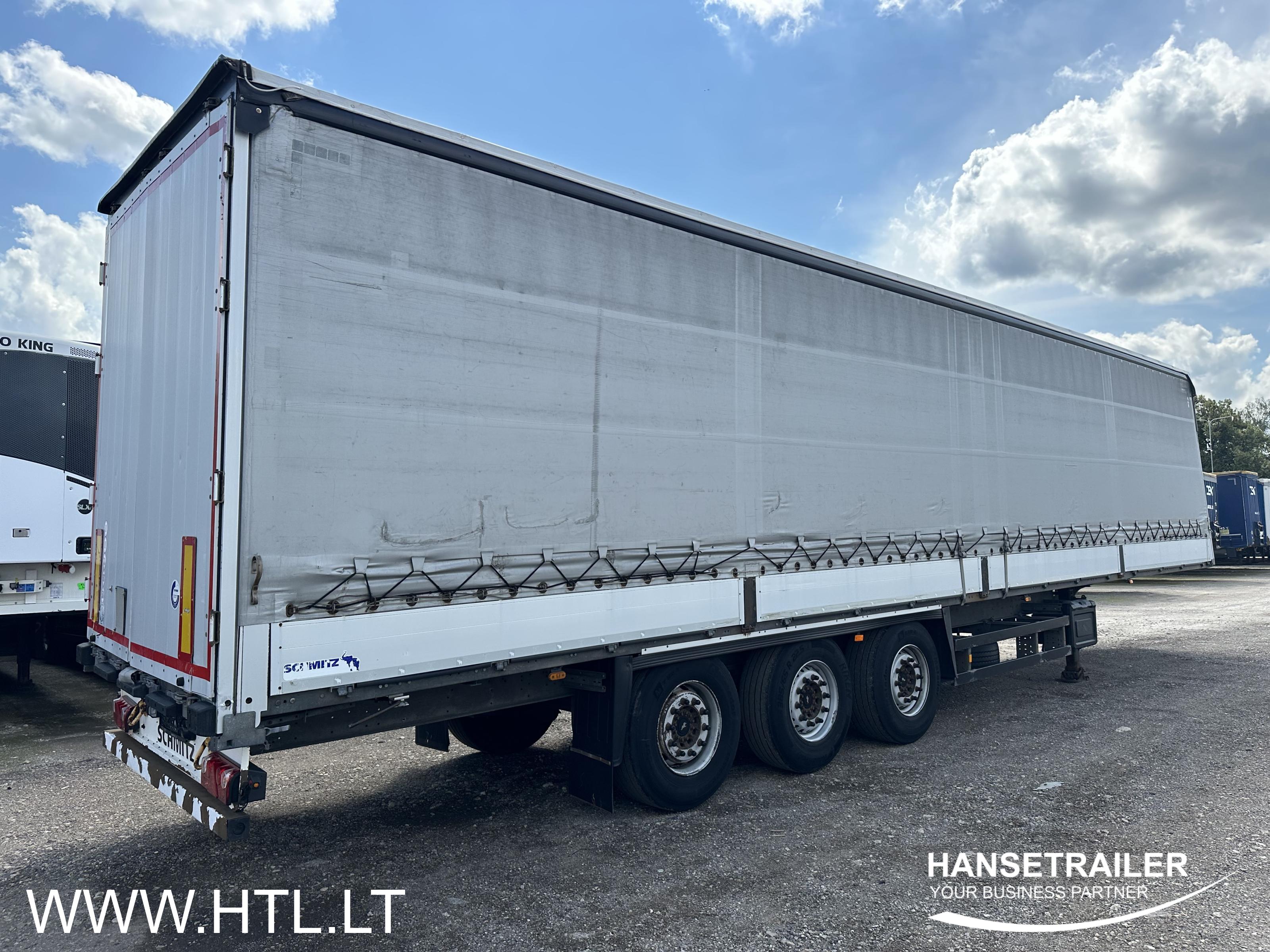 2013 Semitrailer Curtainsider with sideboards Schmitz SCS BS Lift axle