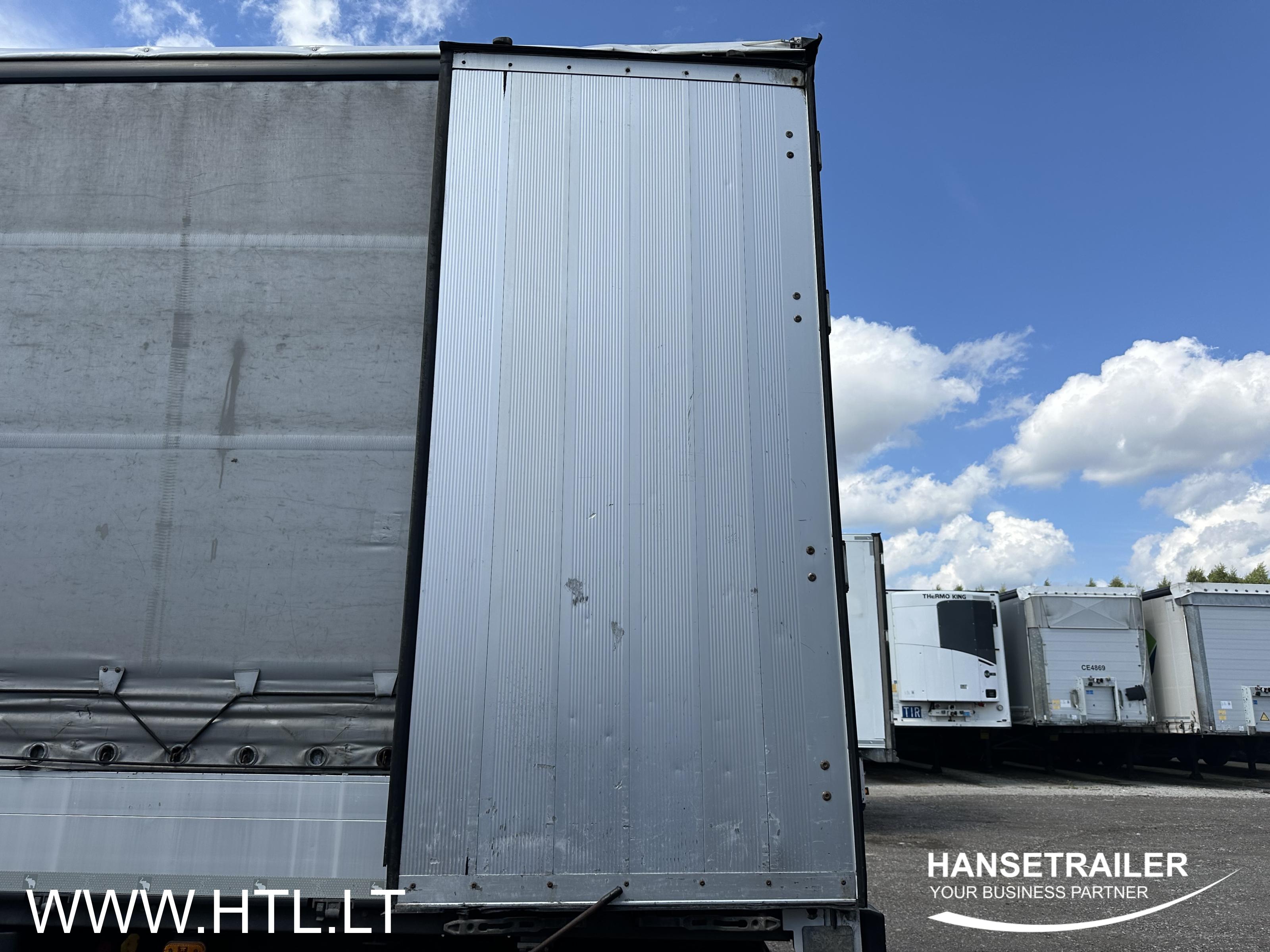 2013 Semitrailer Curtainsider with sideboards Schmitz SCS BS Lift axle