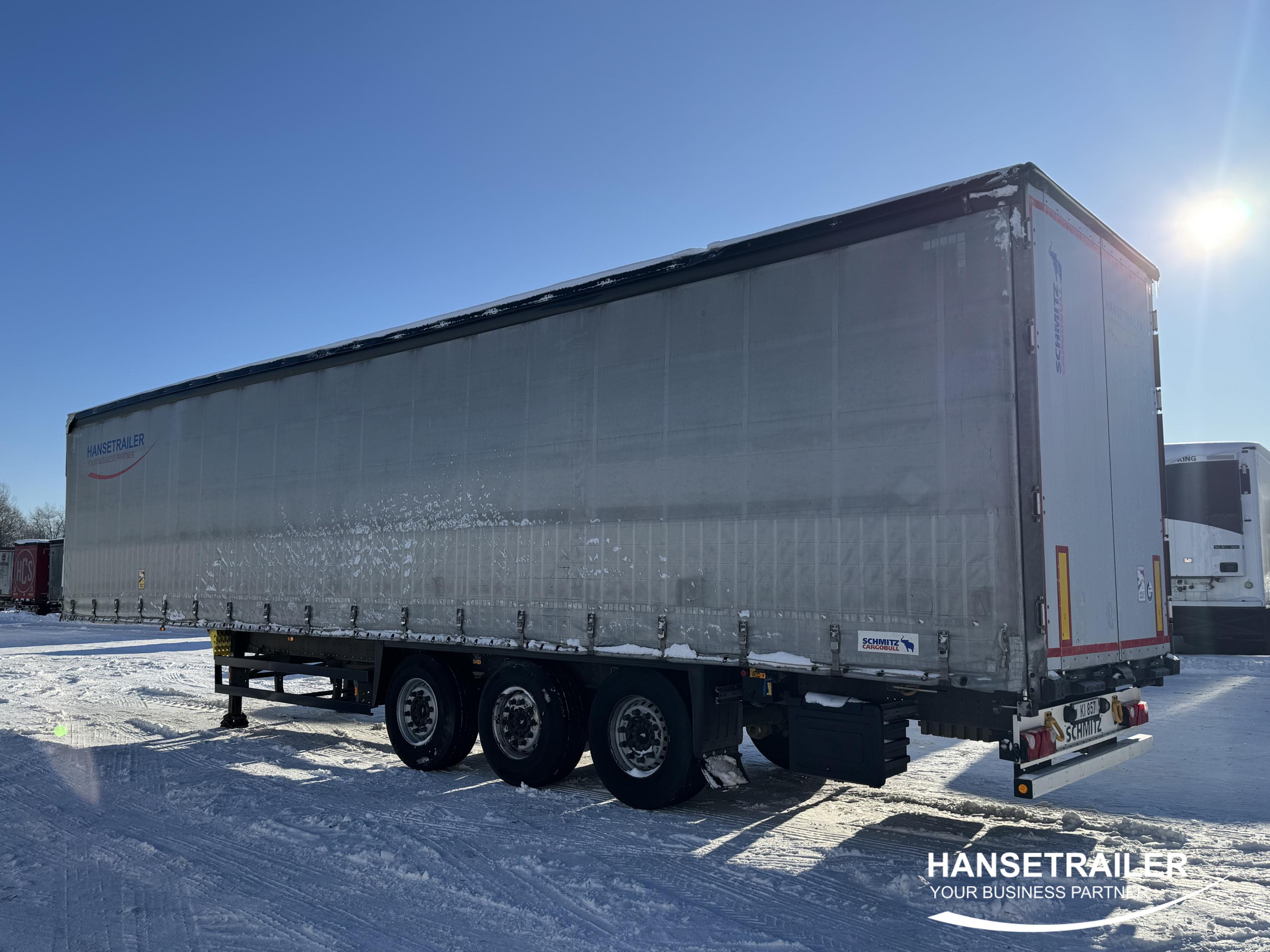 2016 Puspiekabe Gardīne Schmitz SCS 24 Multilock XL TUV