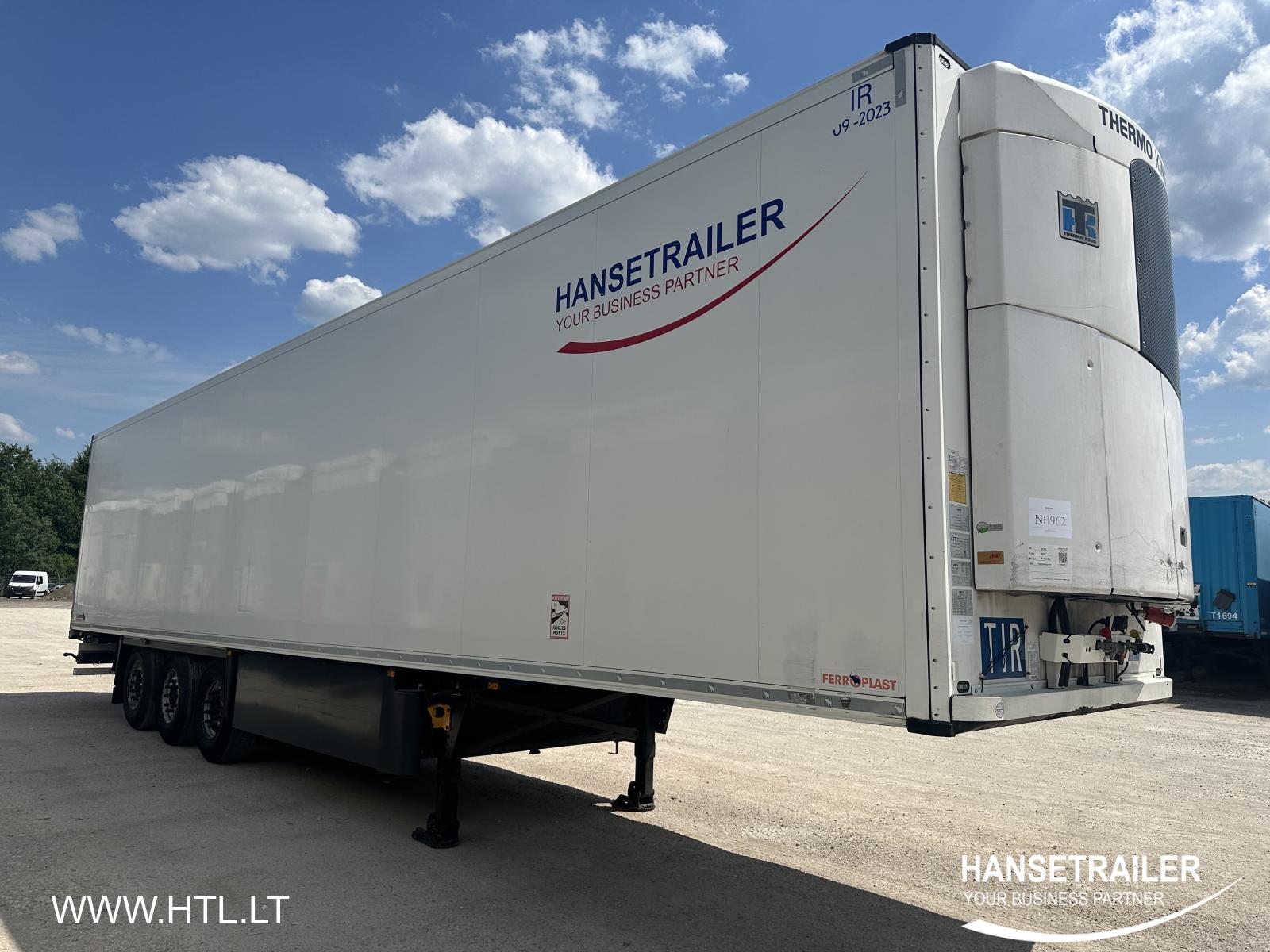 2017 Semitrailer Reefer Schmitz SKO 24 FP45 Thermoking Double Deck