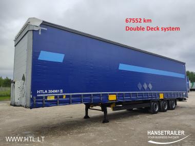 Schmitz SCS 24 Mega DD System 67552 km, Double deck with beams