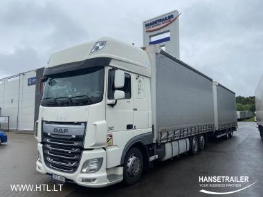 DAF XF 460 FAR Wielton 18+20 Pallets KomplettZug Tandem