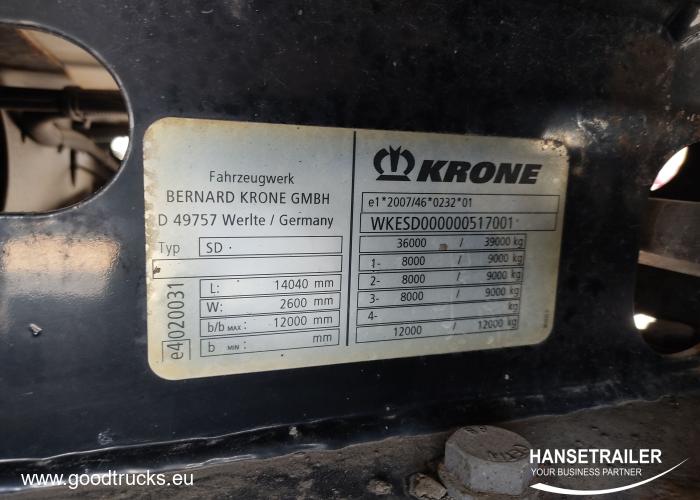 2011 Semitrailer Reefer Krone SDP 27