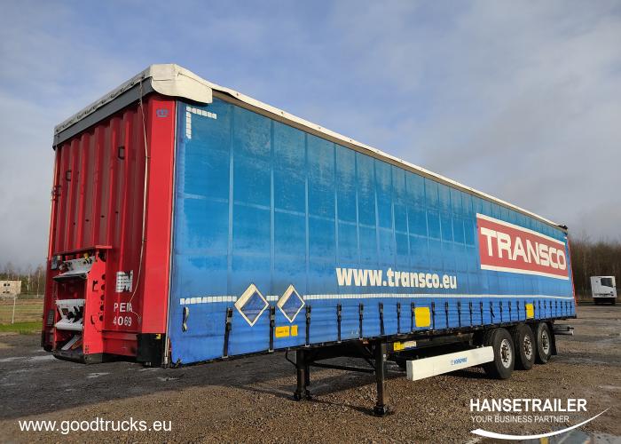 2010 Semitrailer Curtainsider with sideboards Krone SDP Bortine uzuolaidine Bort stora