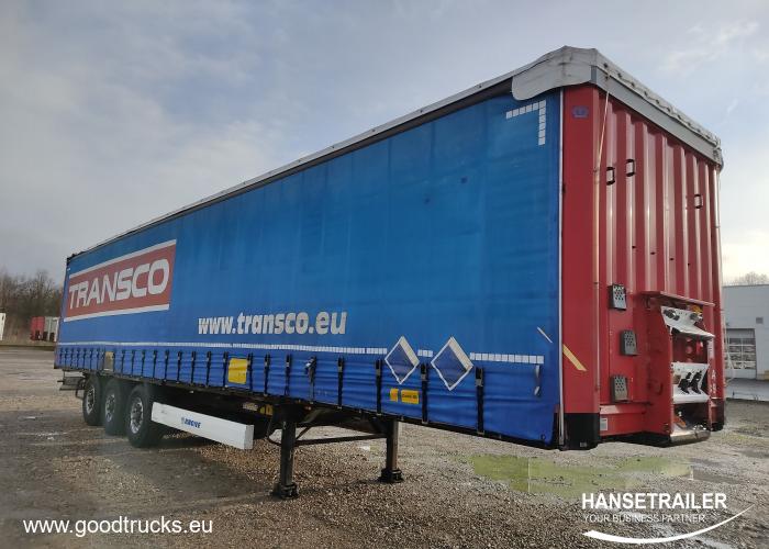 2010 Semitrailer Curtainsider with sideboards Krone SDP Bortine uzuolaidine Bort stora