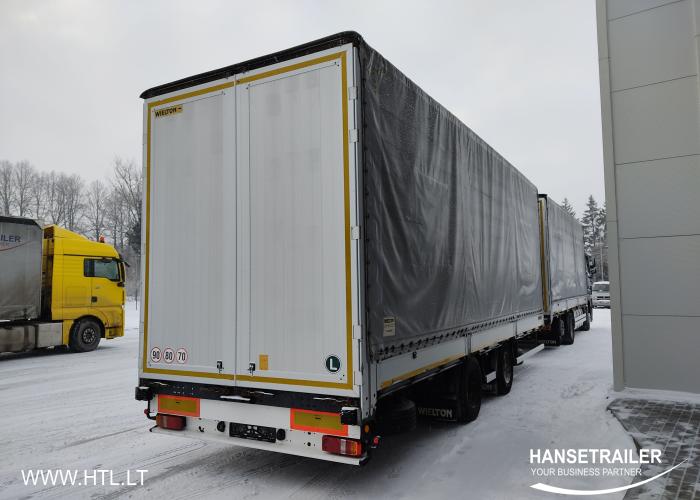 2012 Autovilciens Gardīne Mercedes-Benz Actros2544 Kompletzug Wielton