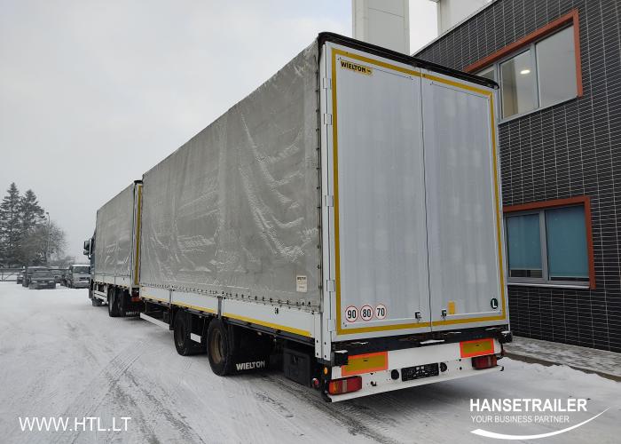 2012 Autovilciens Gardīne Mercedes-Benz Actros2544 Kompletzug Wielton