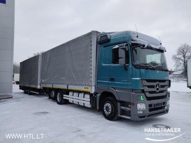 2012 Autovilciens Gardīne Mercedes-Benz Actros2544 Kompletzug Wielton