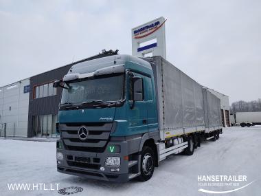 2012 Autovilciens Gardīne Mercedes-Benz Actros2544 Kompletzug Wielton