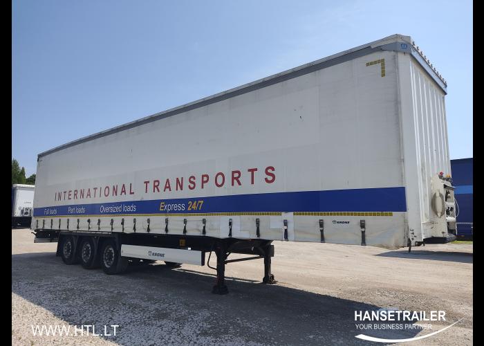 2017 Semitrailer Curtainsider Krone SDP Lifting Axle