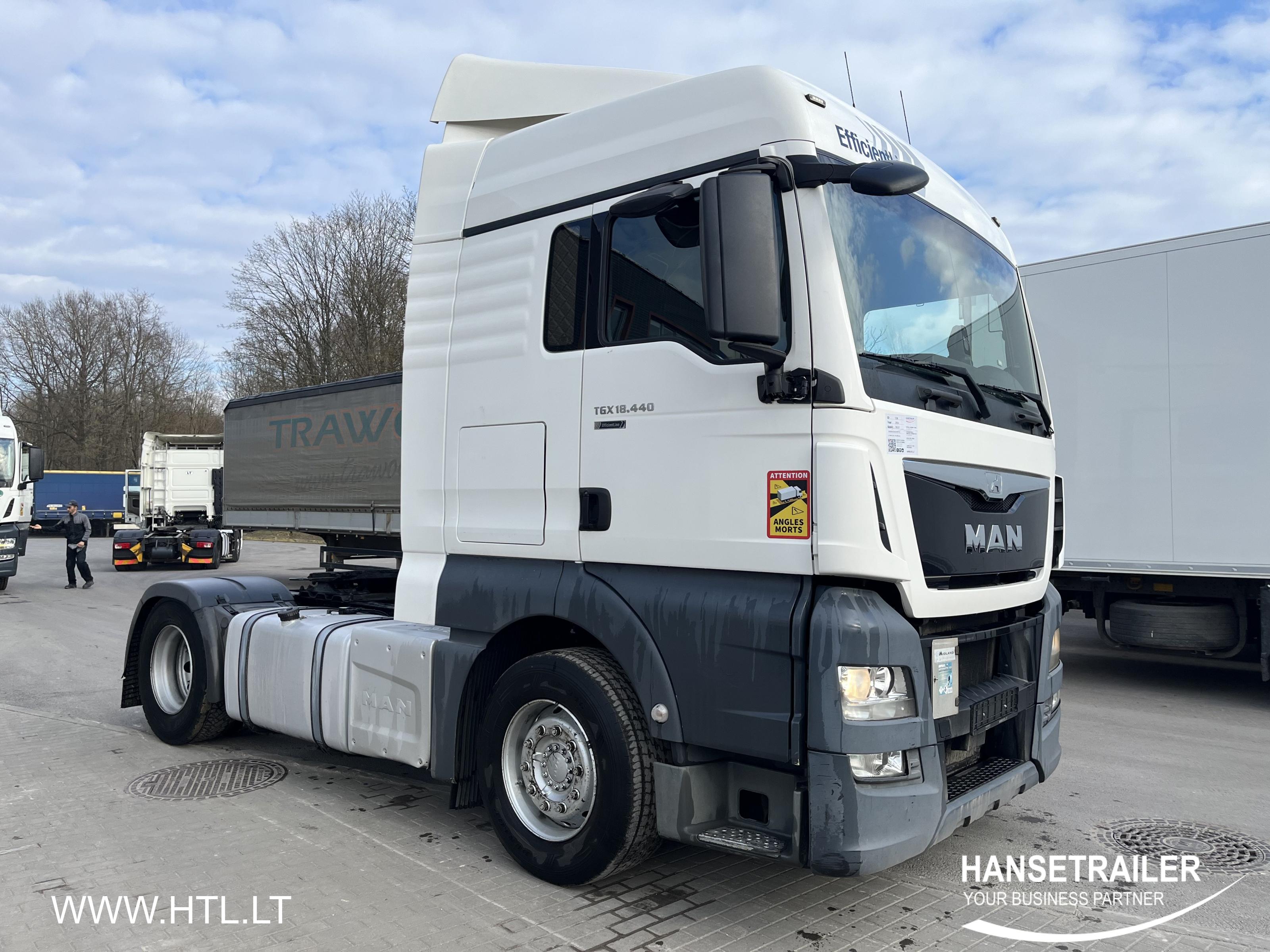 2016 Vilkikas 4x2 MAN TGX 18.440 XLX Retarder