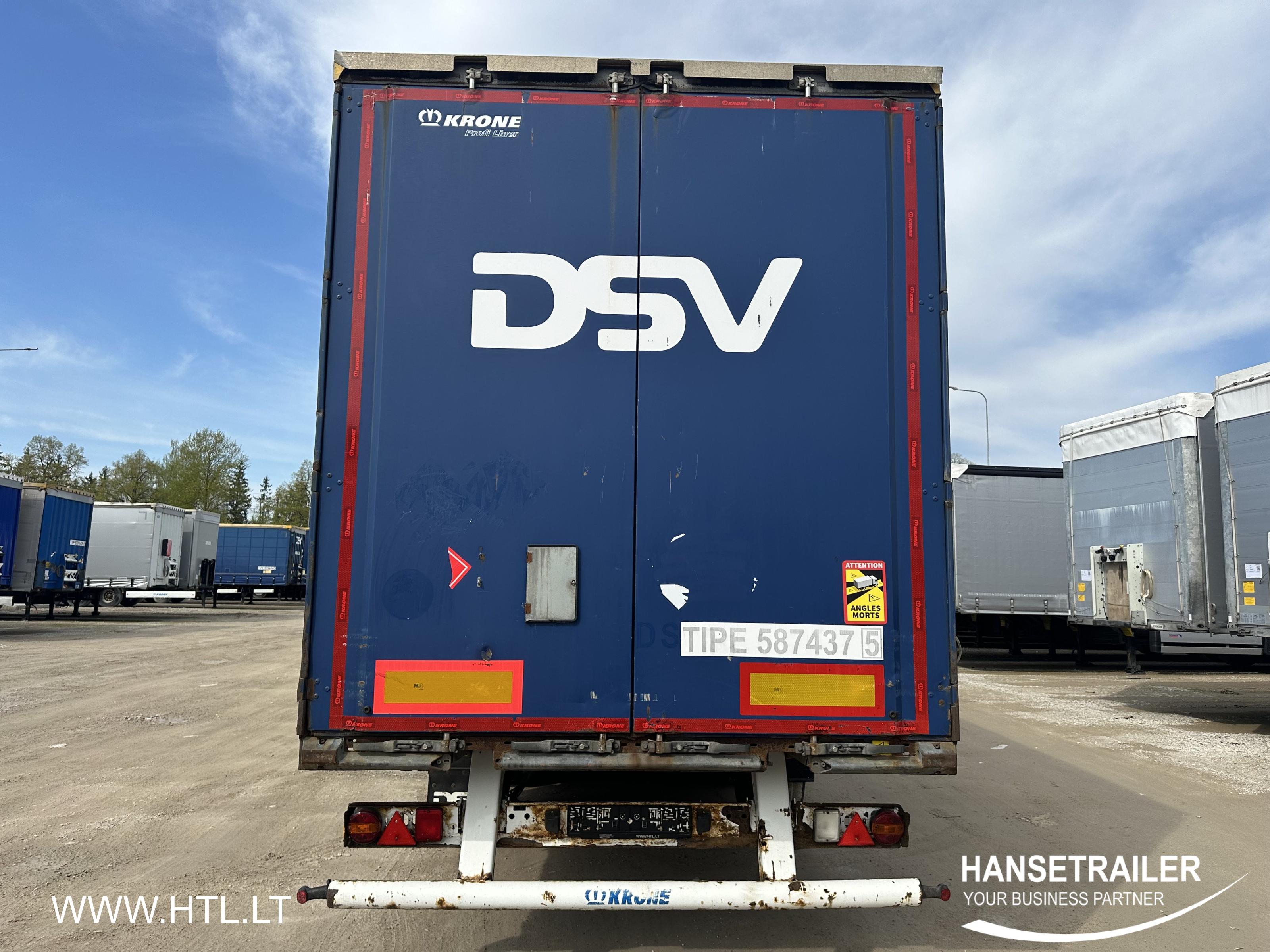 2012 Semitrailer Curtainsider Krone SDP