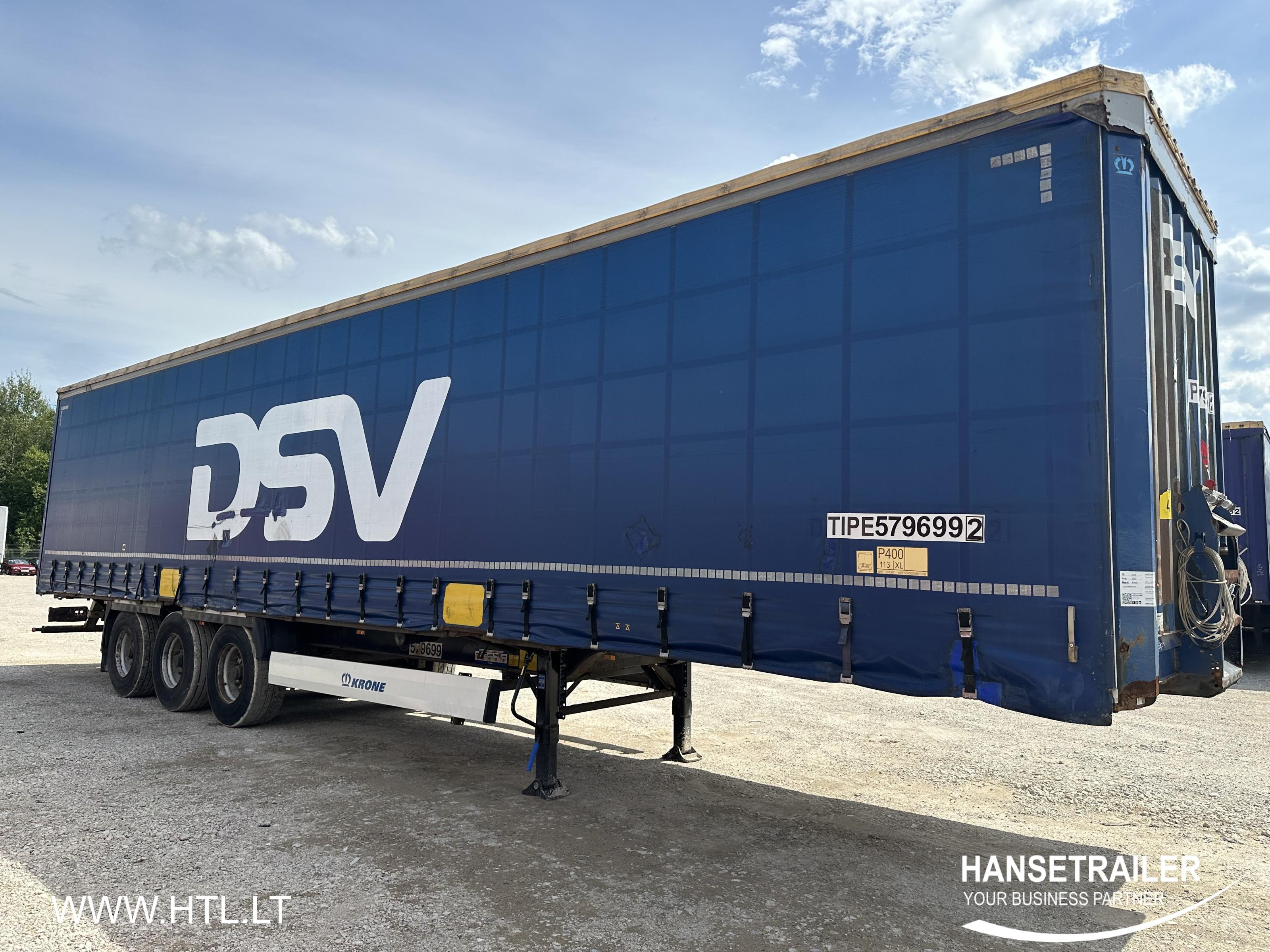 2012 Sattelanhänger Sattelcurtainsider Krone SDP