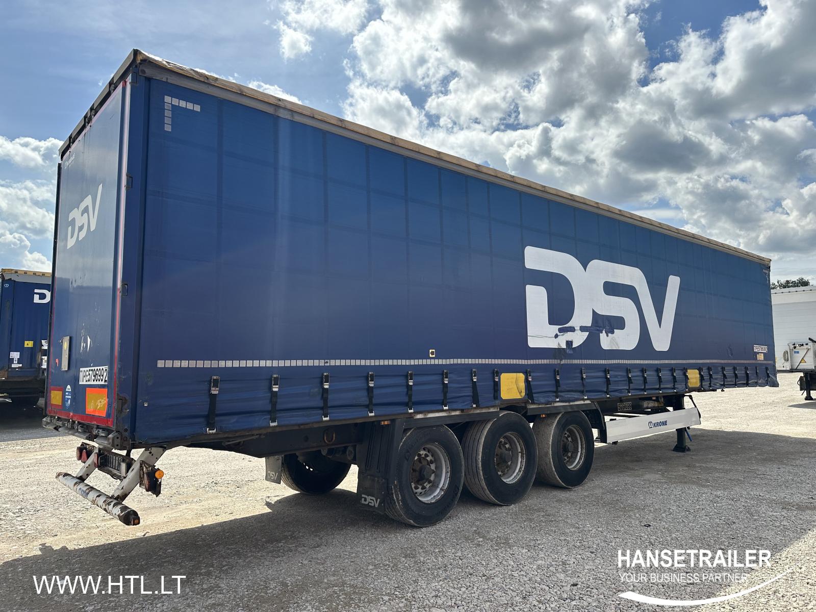 2012 Semitrailer Curtainsider Krone SDP