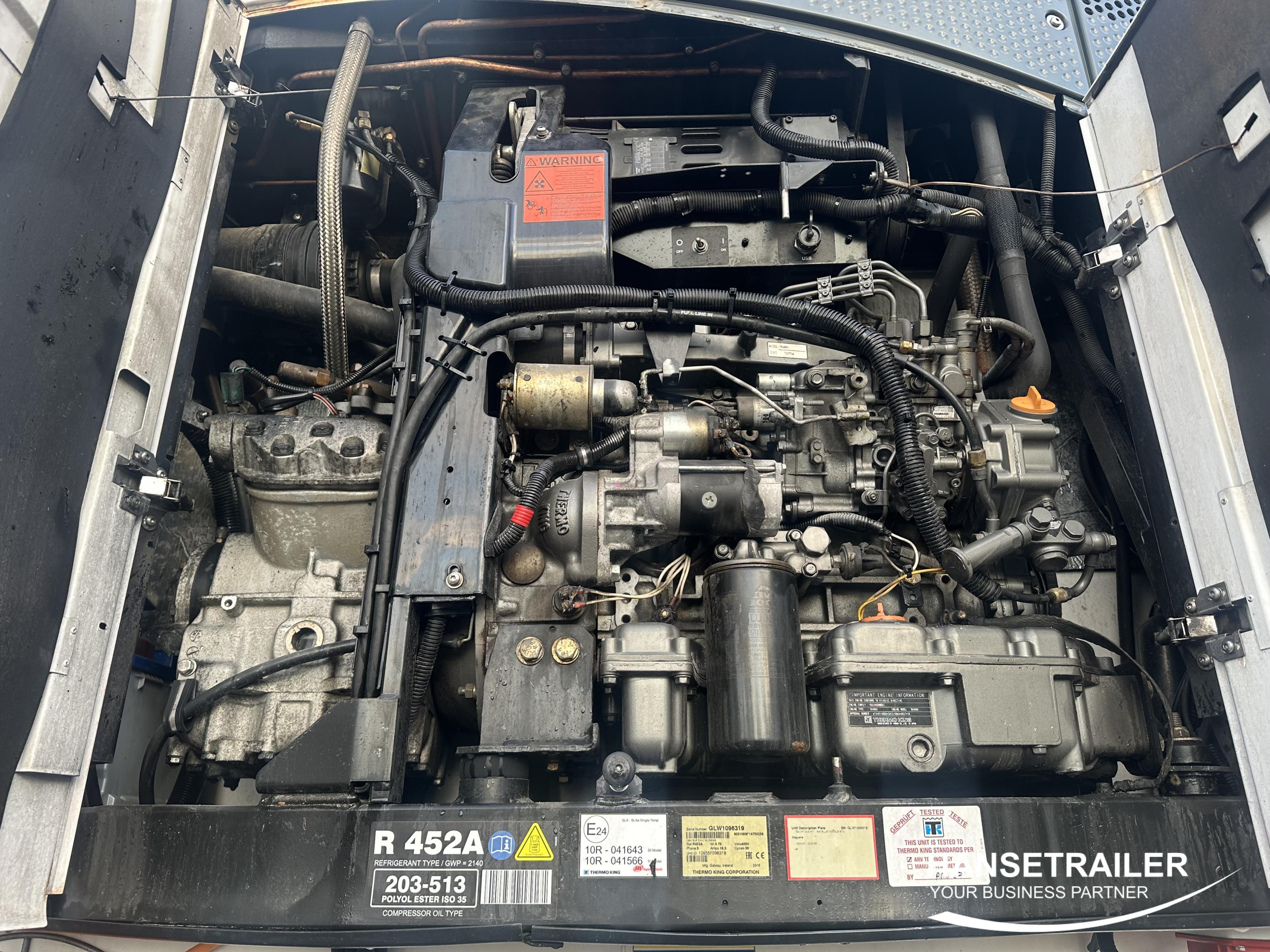 2017 Puspriekabė Šaldytuvas Krone SDR27 414000km Double deck
