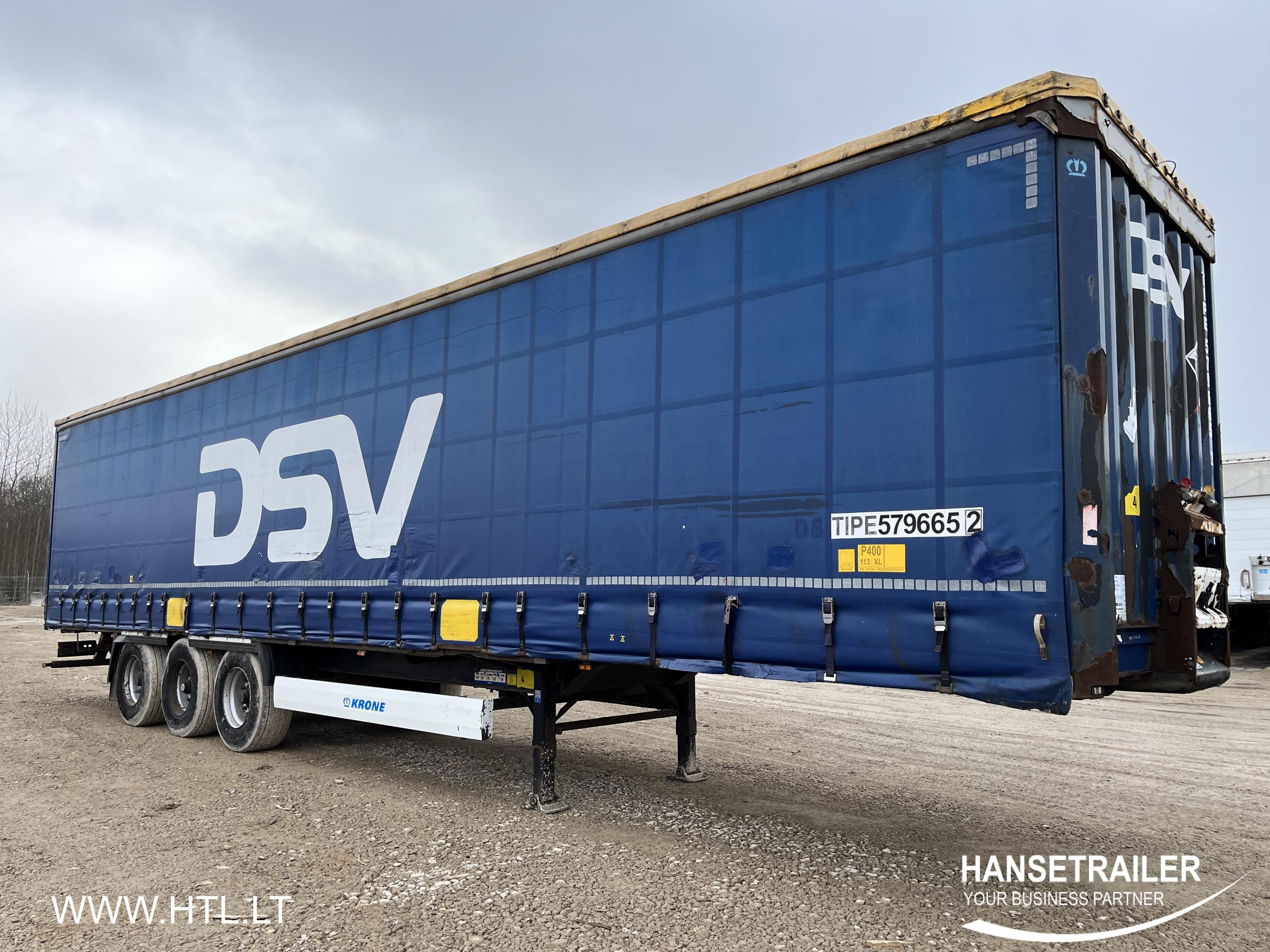 2012 Semitrailer Curtainsider Krone SDP