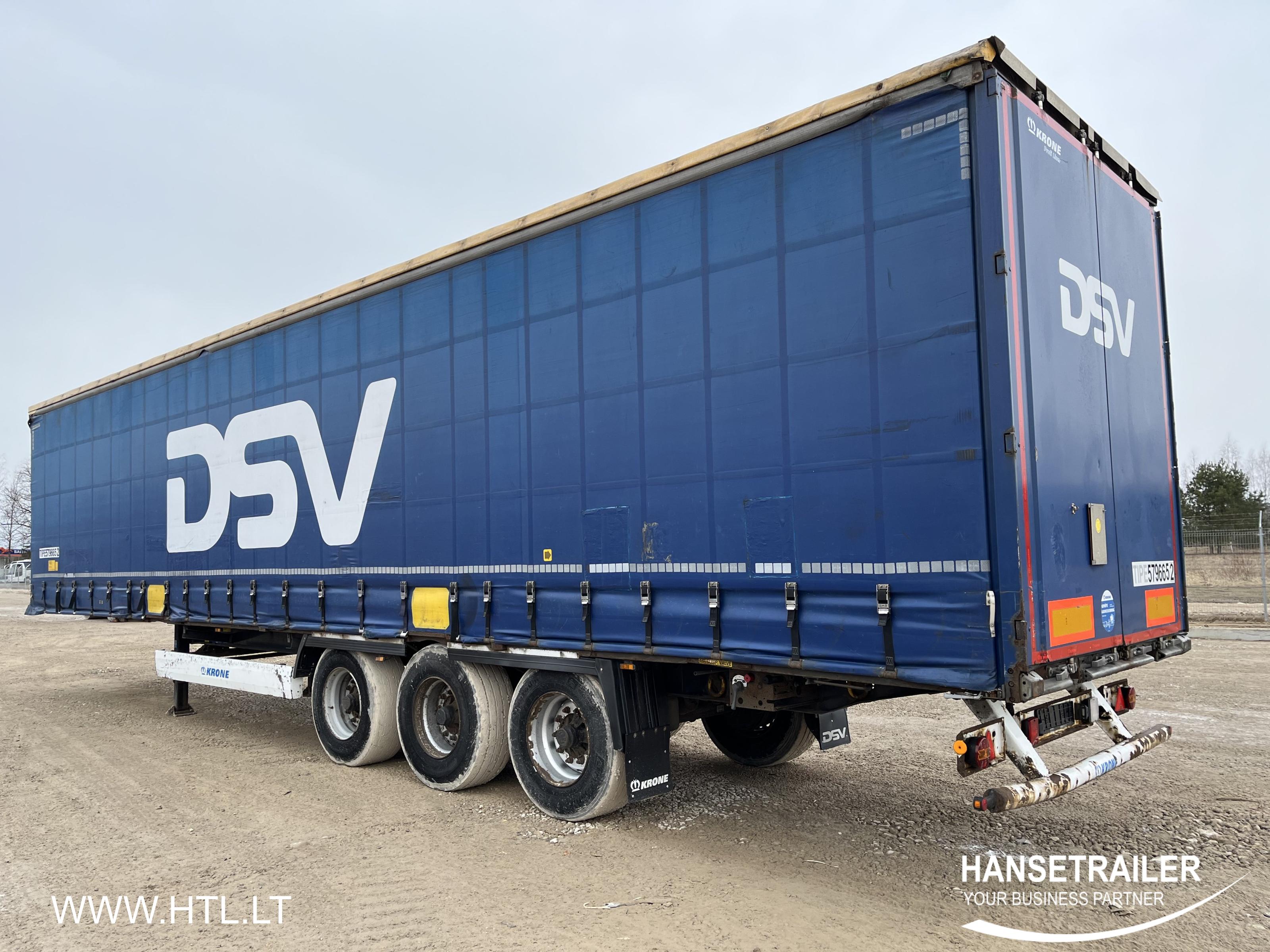 2012 Semitrailer Curtainsider Krone SDP