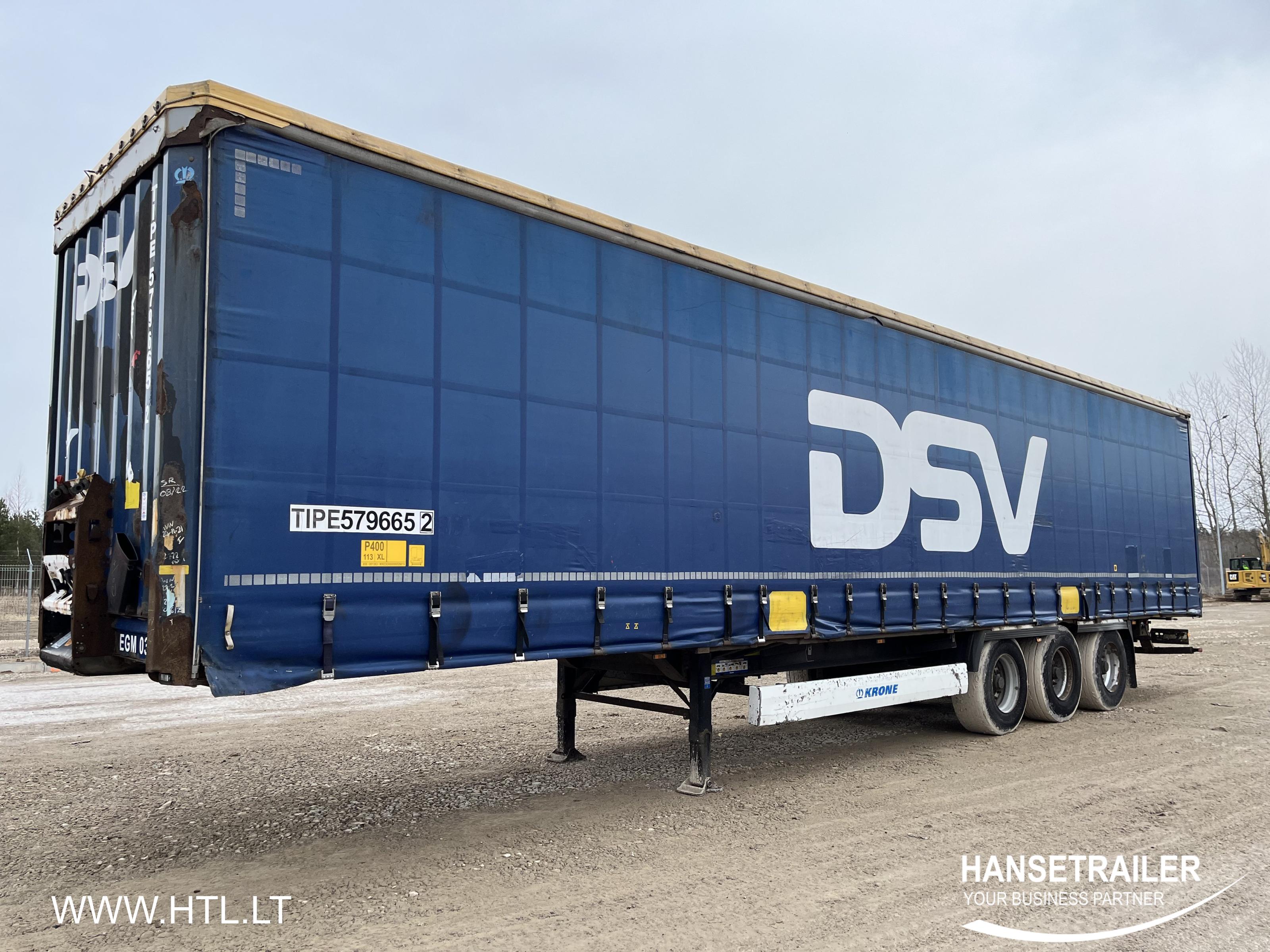 2012 Semitrailer Curtainsider Krone SDP