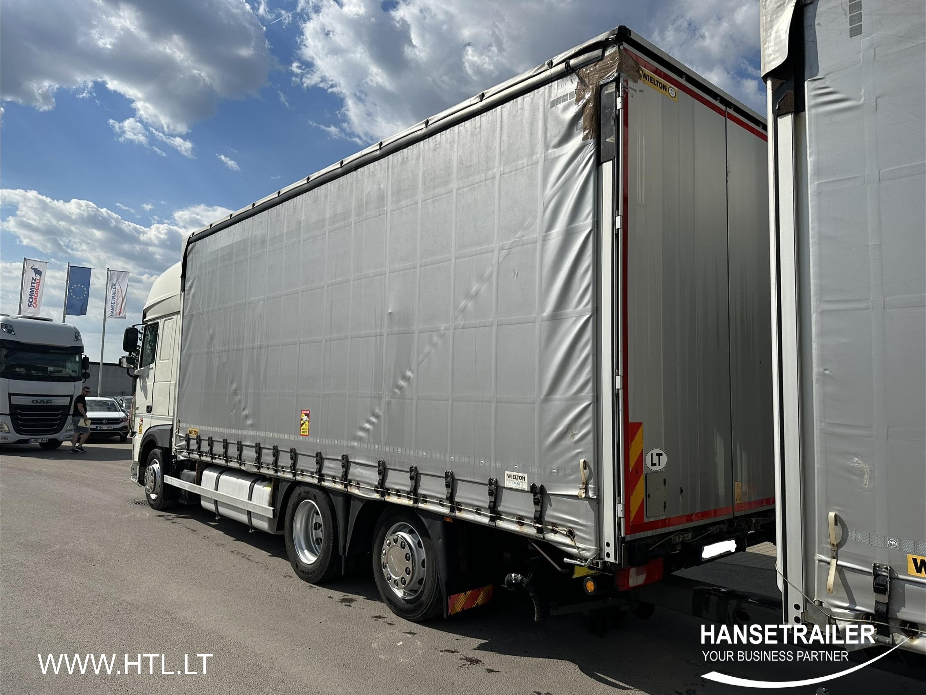 2018 Autojuna Pressukapelli DAF XF 480 FAR Arriving Atvyksta