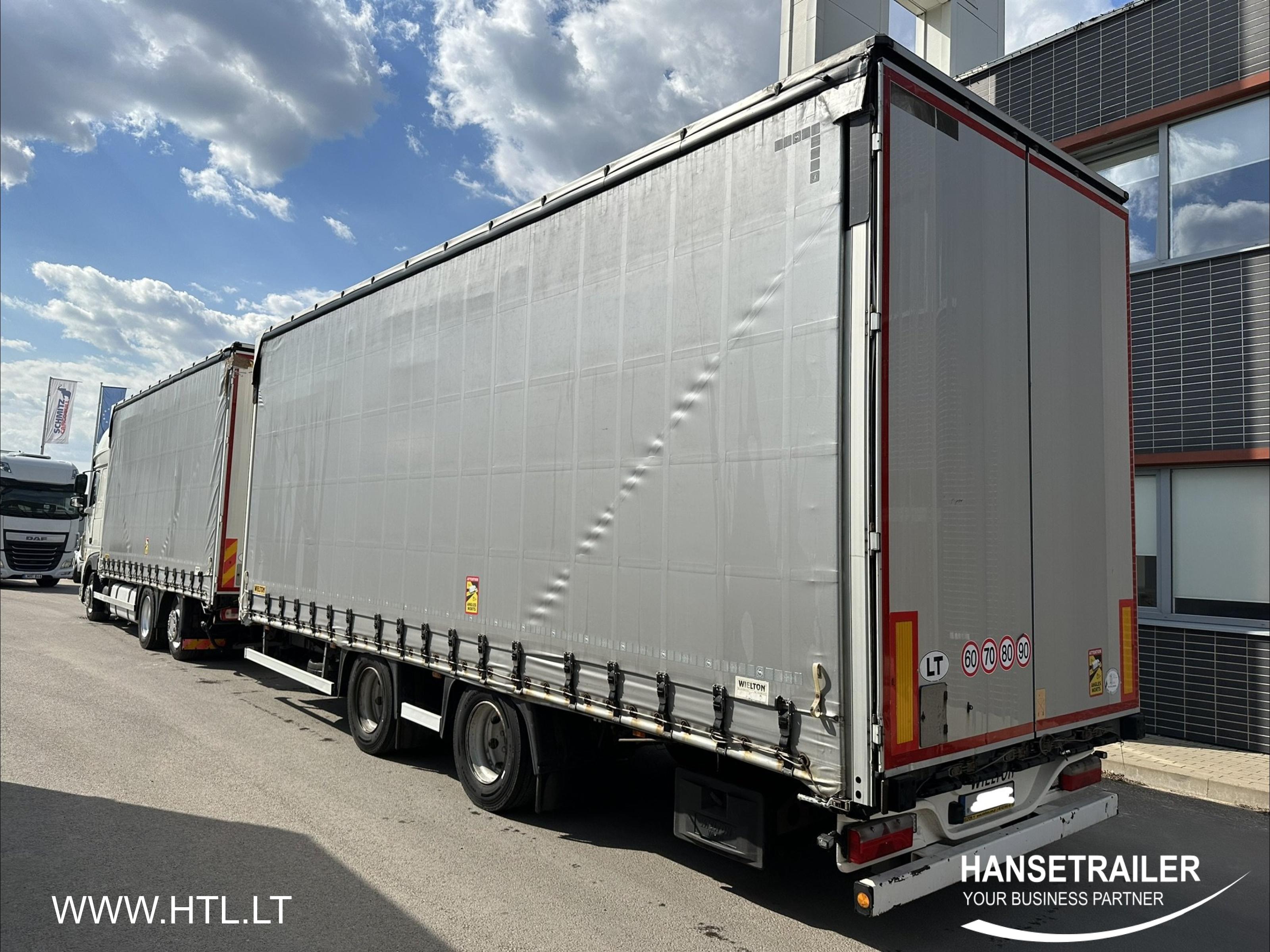 2018 Autotrain Curtainsider DAF XF 480 FAR Arriving Atvyksta