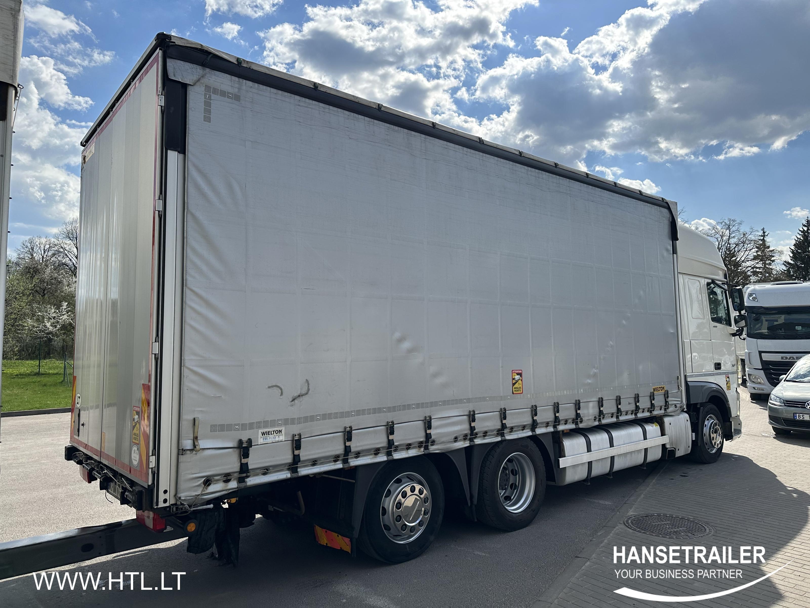 2018 Autotrain Curtainsider DAF XF 480 FAR Arriving Atvyksta