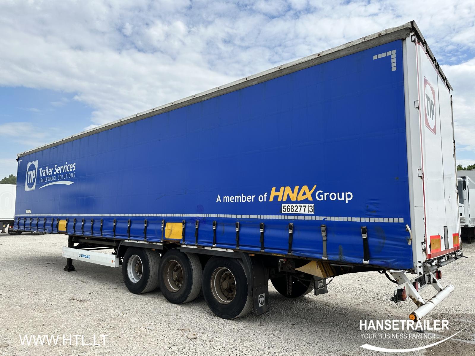 2011 Semitrailer Curtainsider Krone SDP