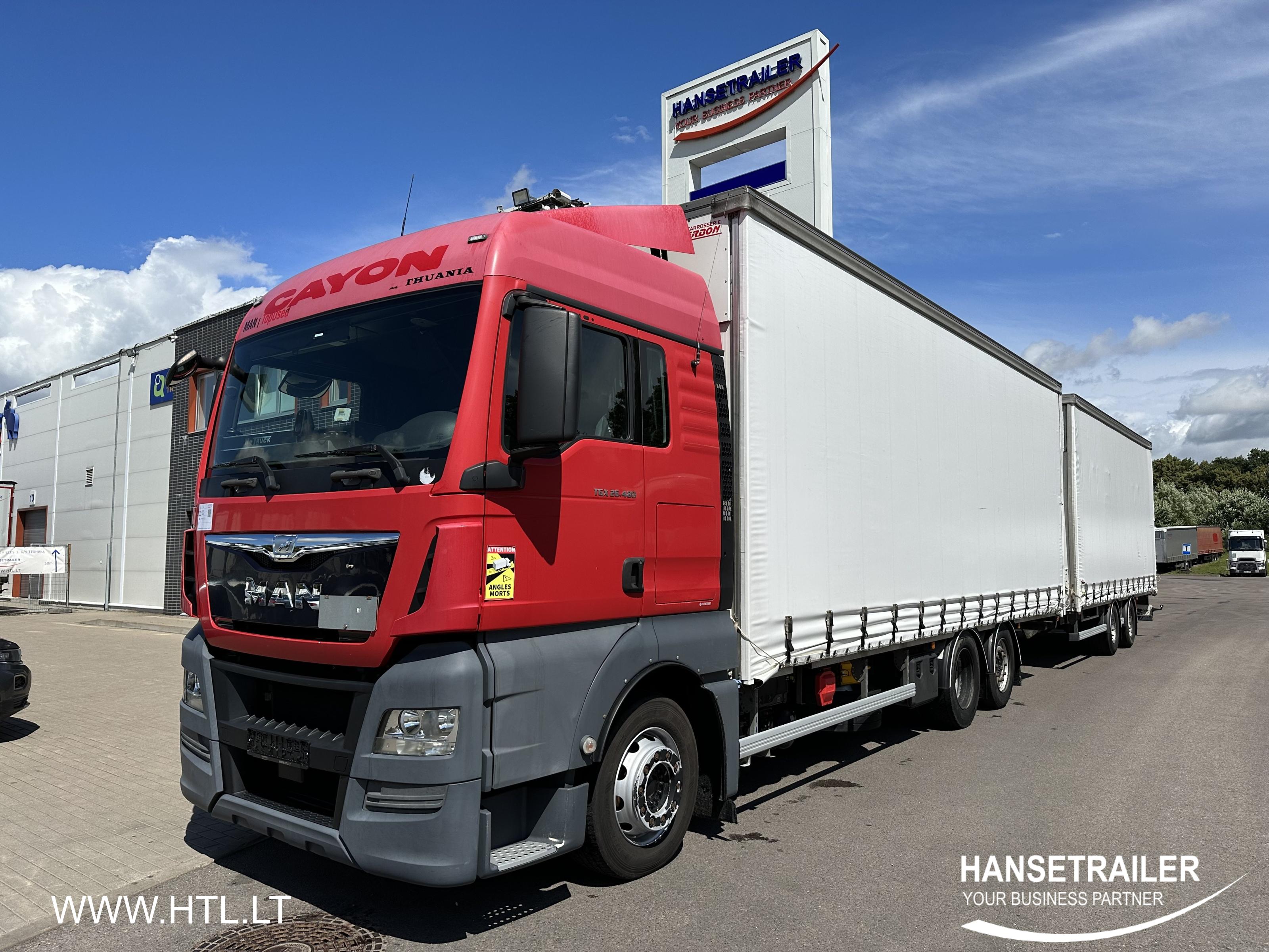 2016 Autolastzug Sattelcurtainsider MAN TGX