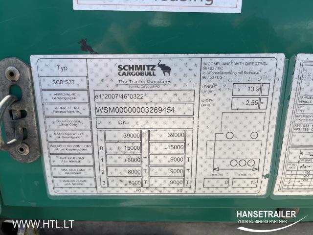 Schmitz SCB*S3T Hydraulic roof