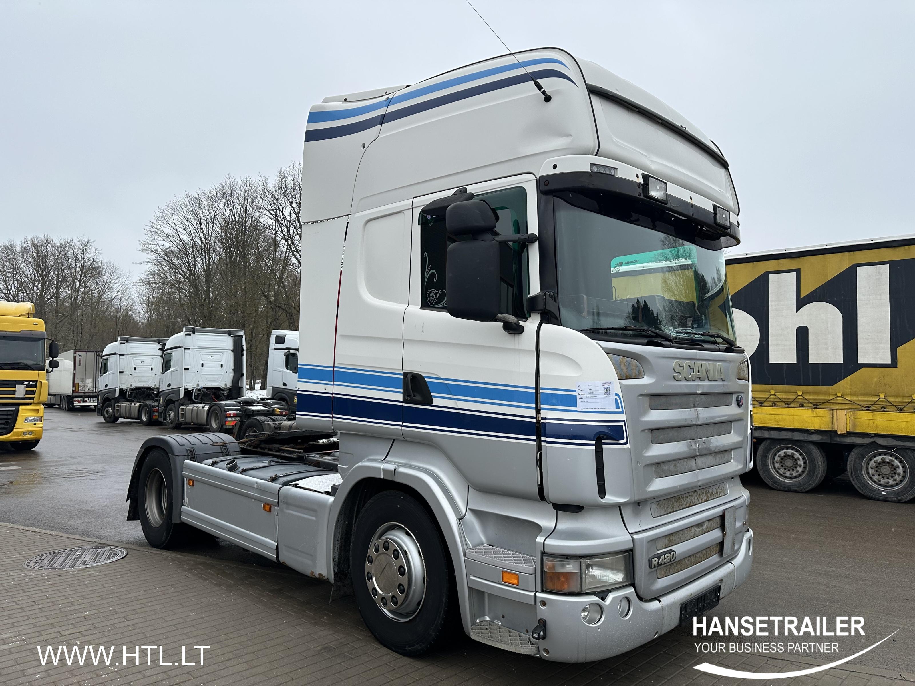 2008 tracteurs 4x2 Scania R420