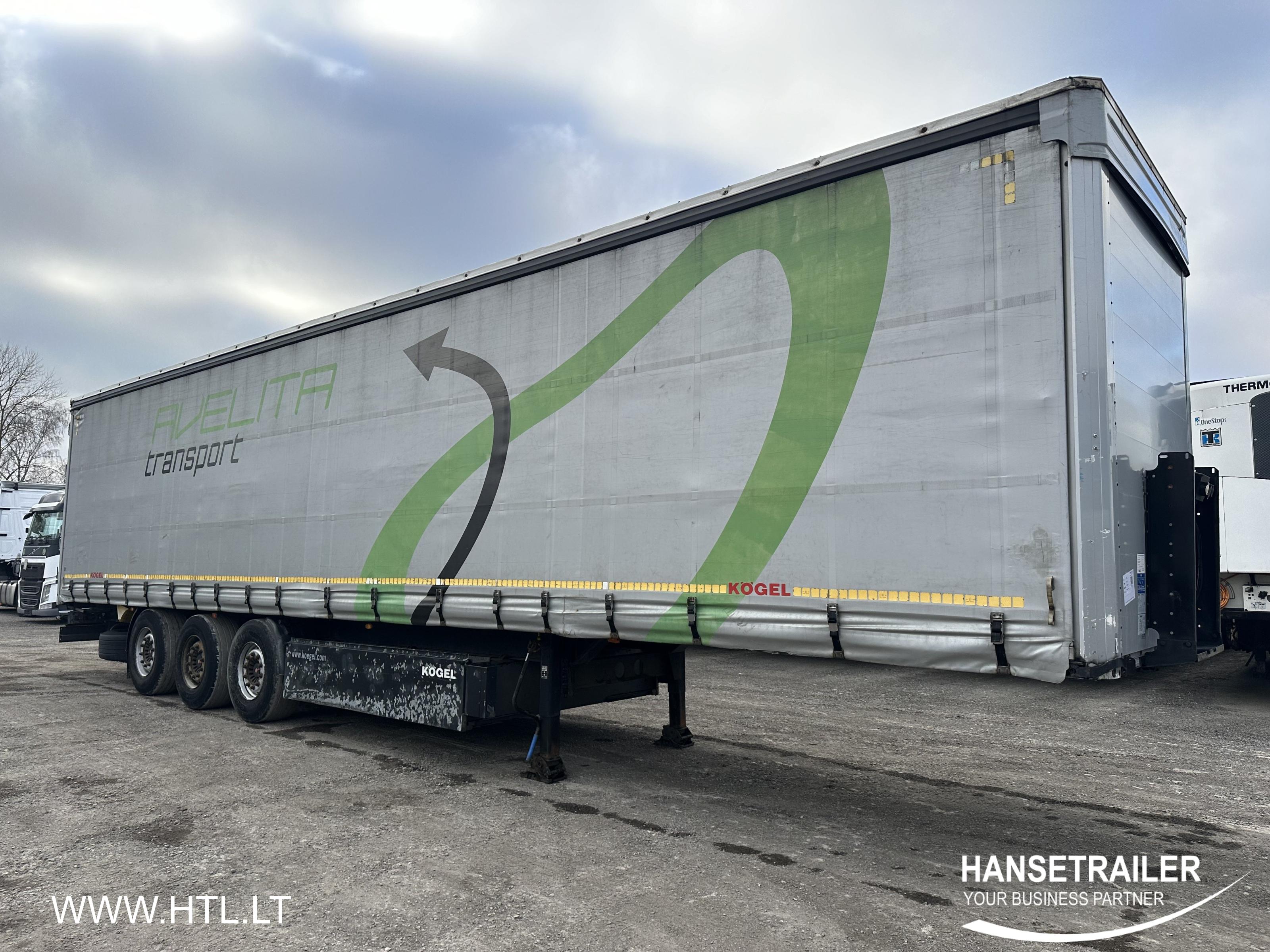 2013 Semitrailer Curtainsider Koegel SN 24 Lift axle