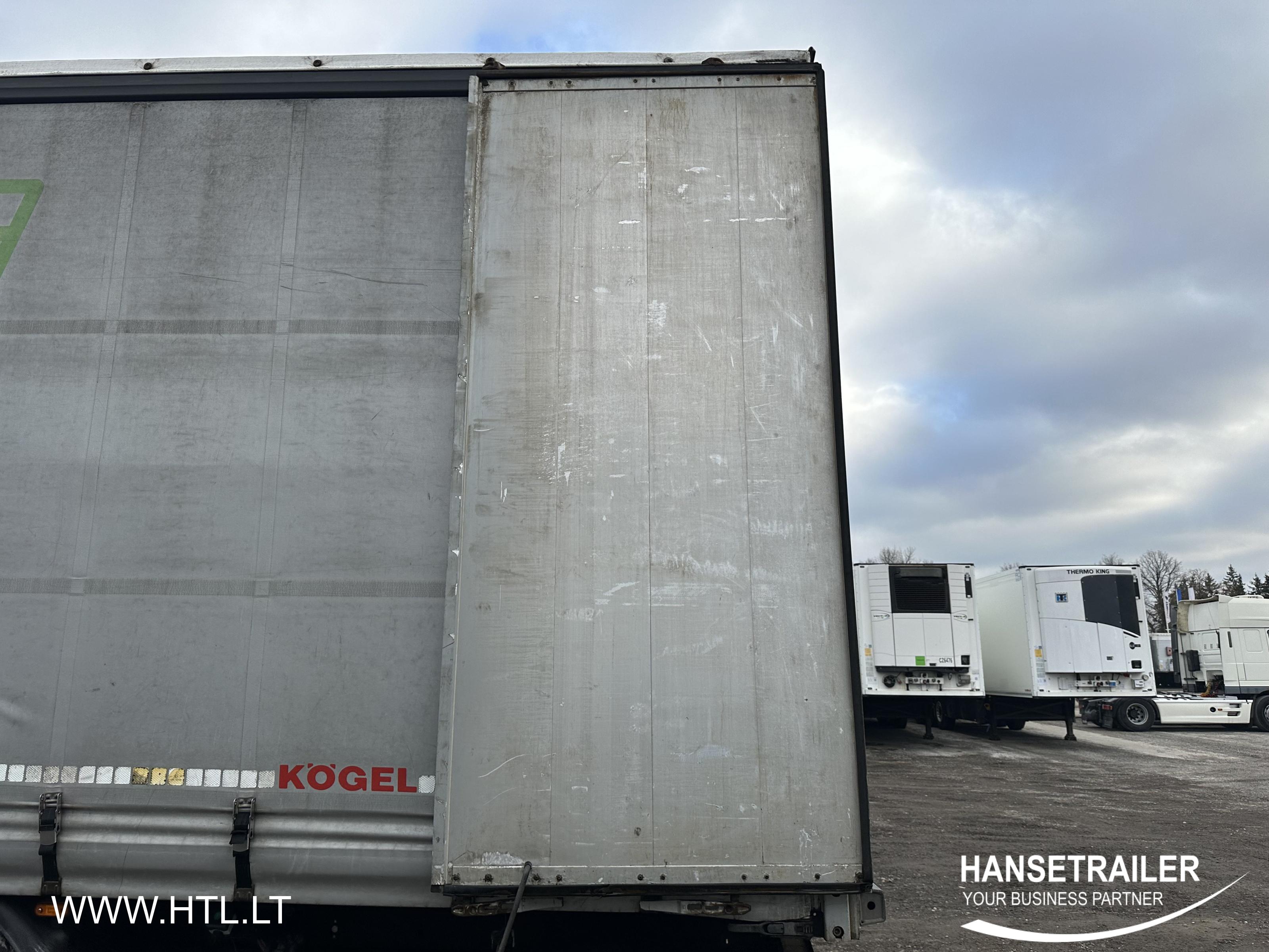 2013 Semitrailer Curtainsider Koegel SN 24 Lift axle