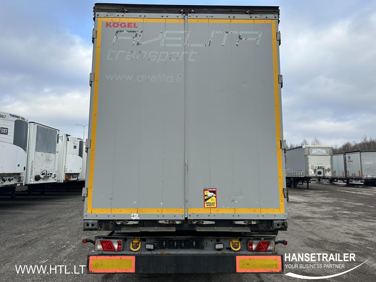 2013 Semitrailer Curtainsider Koegel SN 24 Lift axle