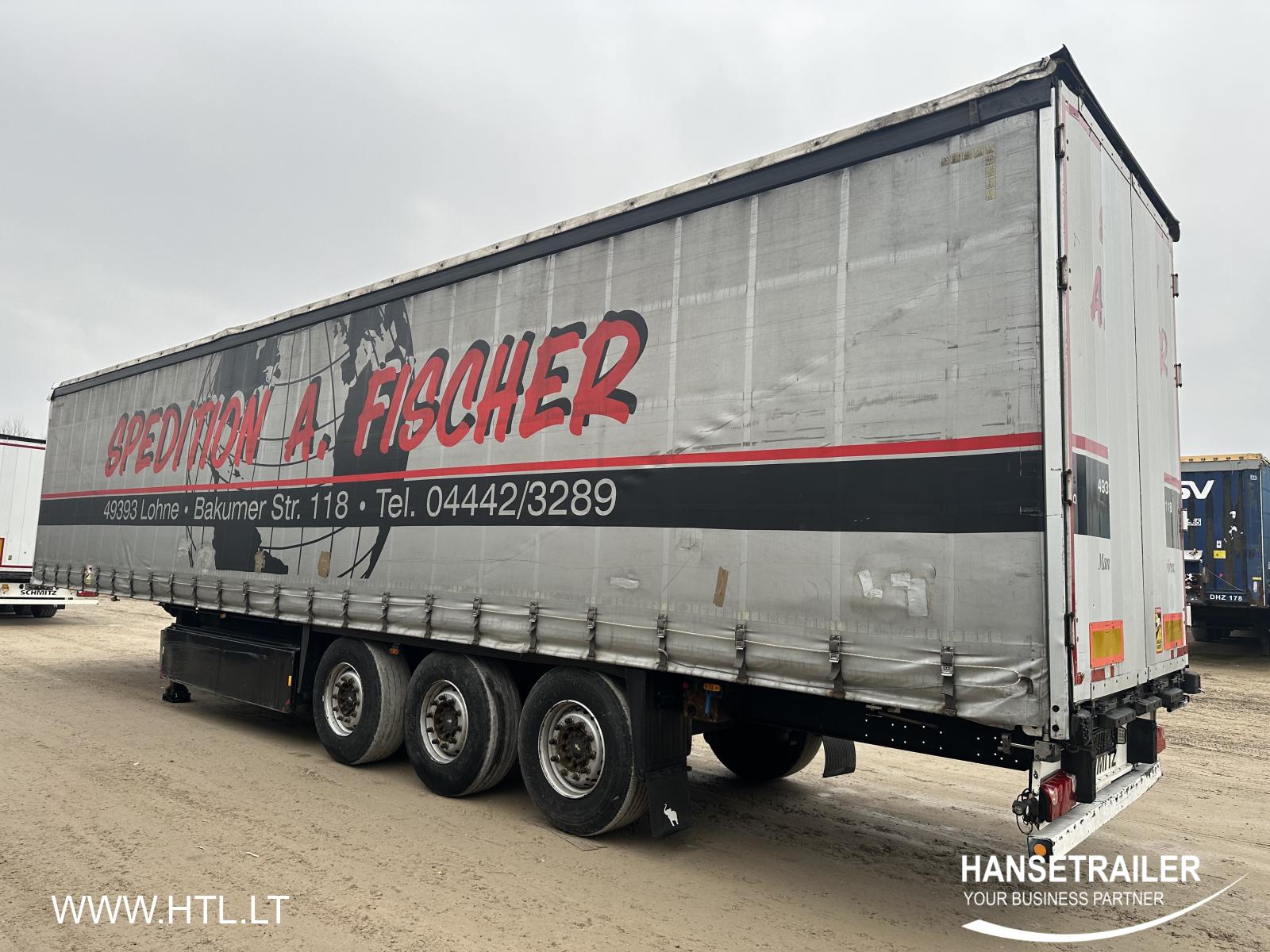 2012 Sattelanhänger Sattelcurtainsider Schmitz SCS 24/L Lift axle Multilock XL