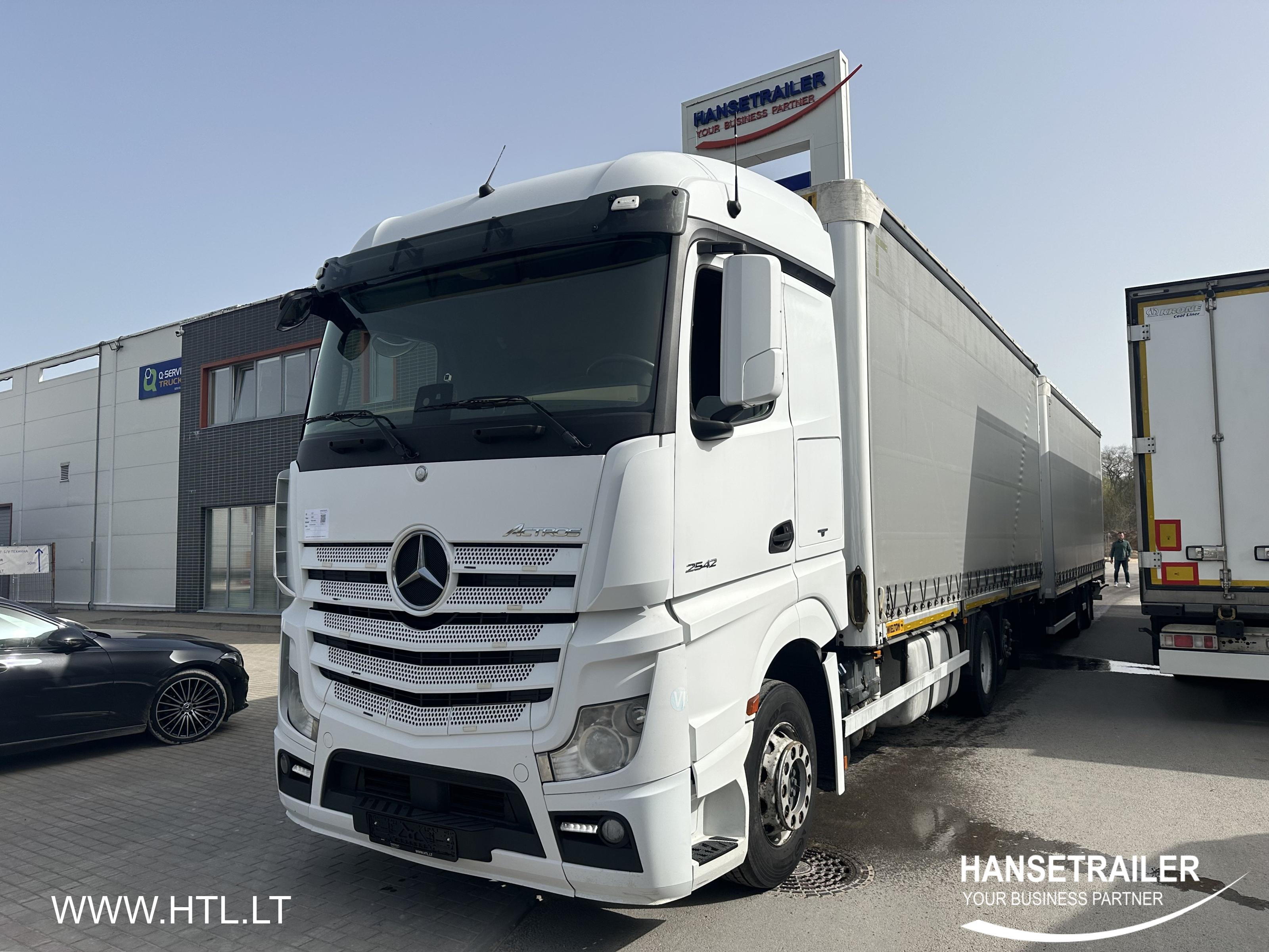 2015 Autovilciens Gardīne Mercedes-Benz Actros 2541