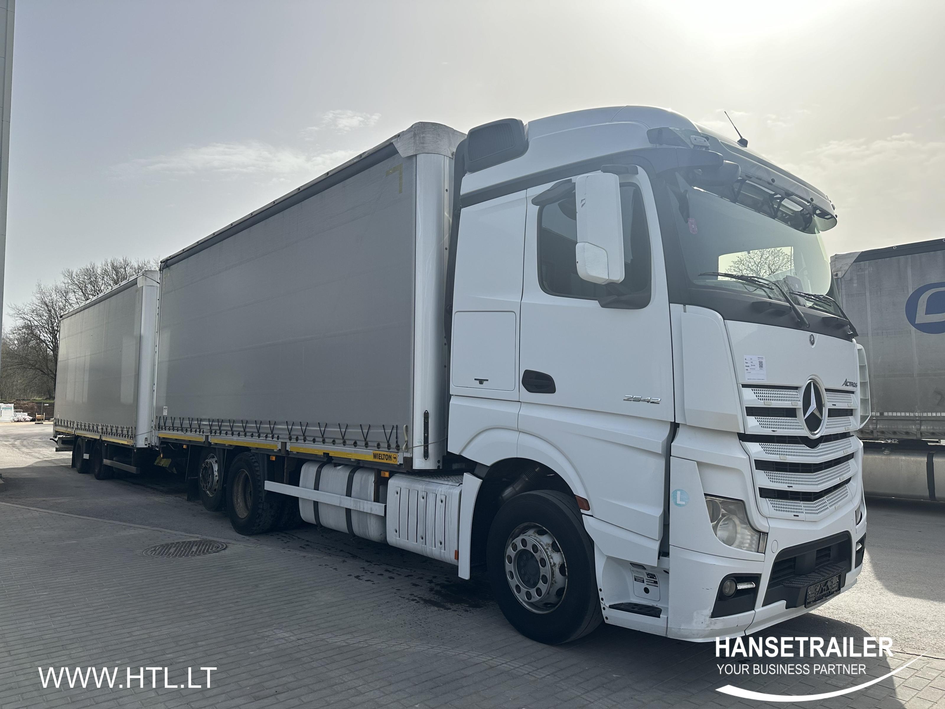 2015 Autovilciens Gardīne Mercedes-Benz Actros 2541