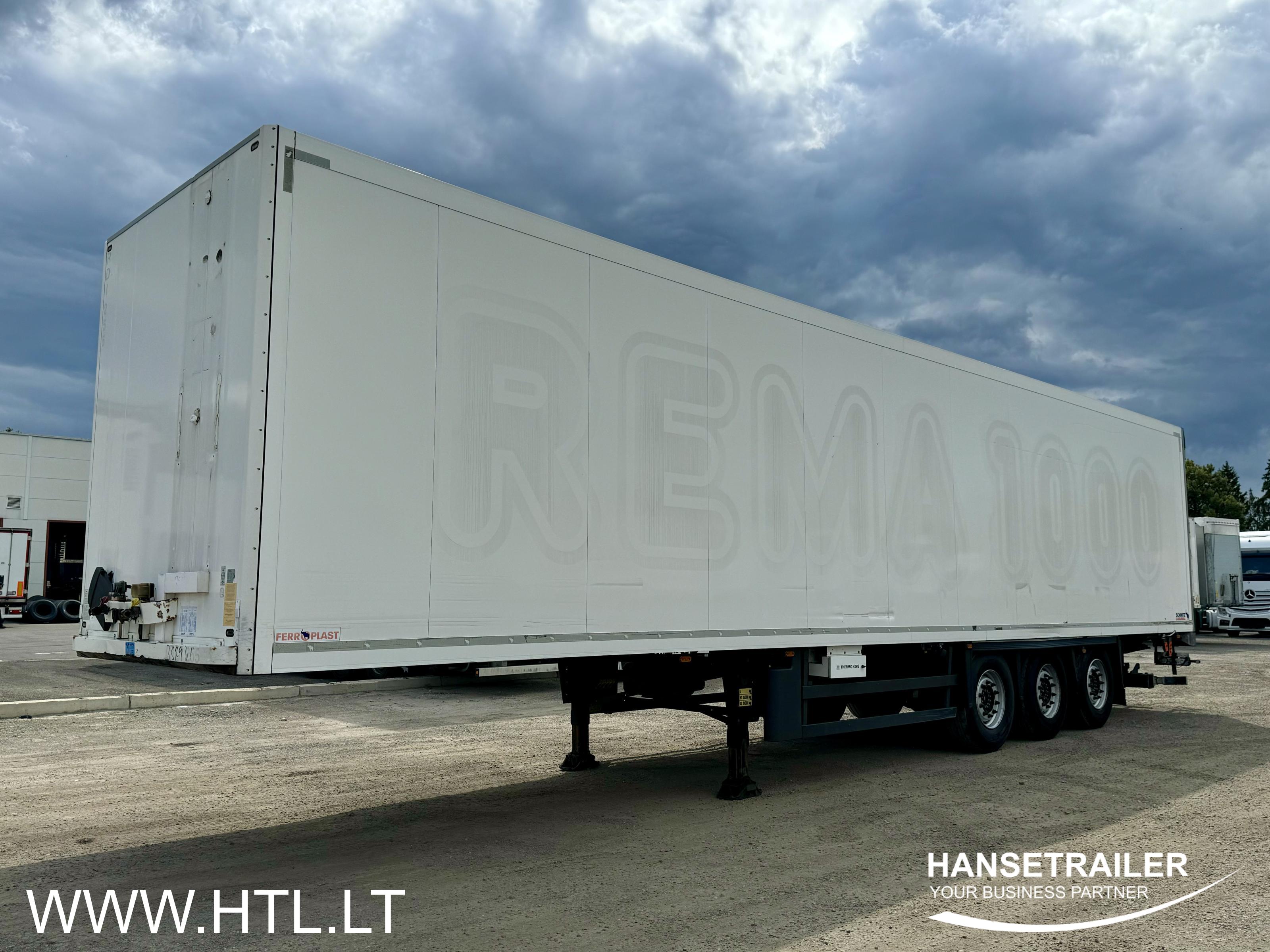 2016 Poolhaagis Külmik Schmitz SKO 24 2 LIFT AXLES Standart box