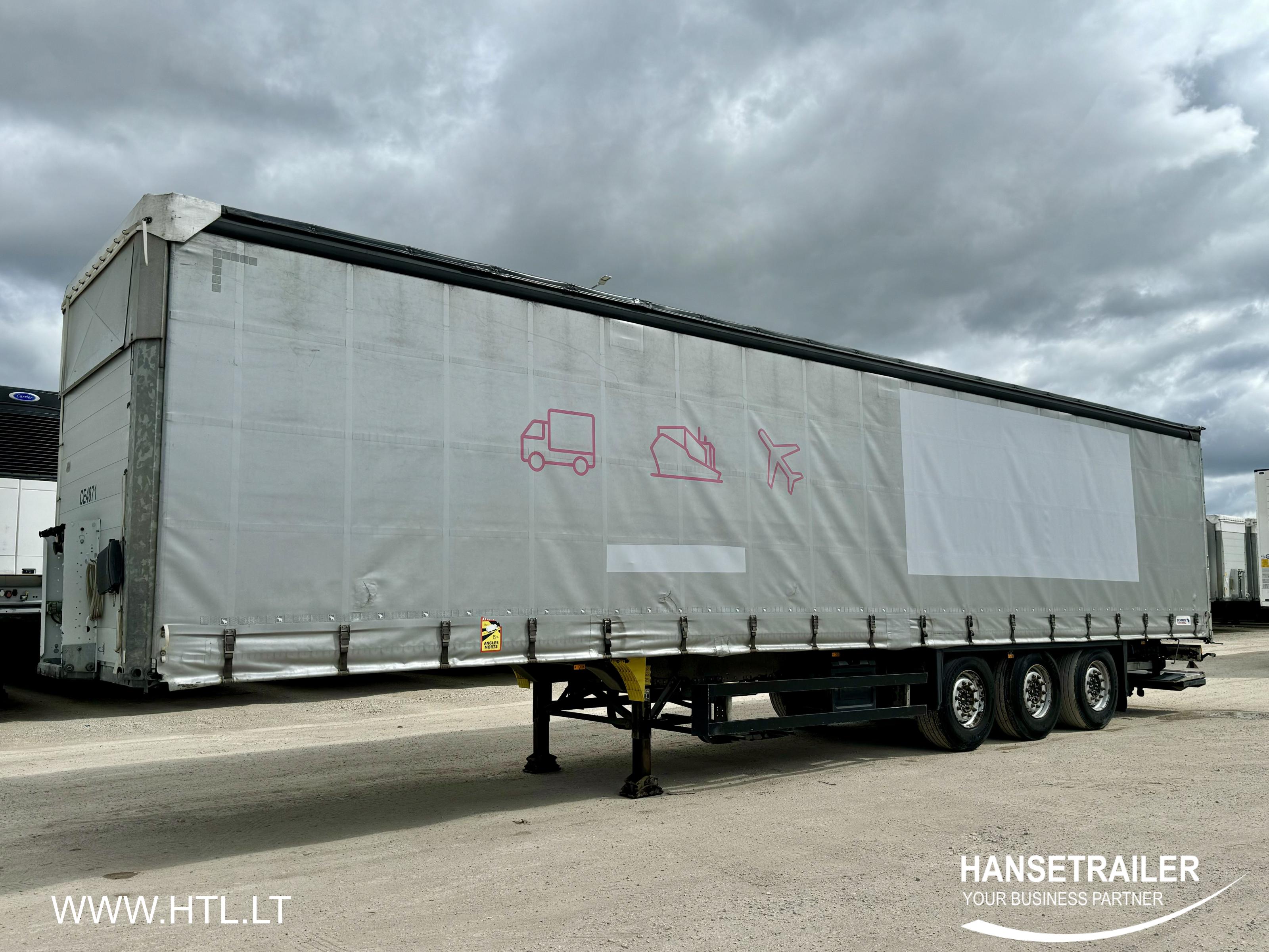 2017 напівпричеп Тентовані Schmitz SCS 24 Multilock XL Tail Lift