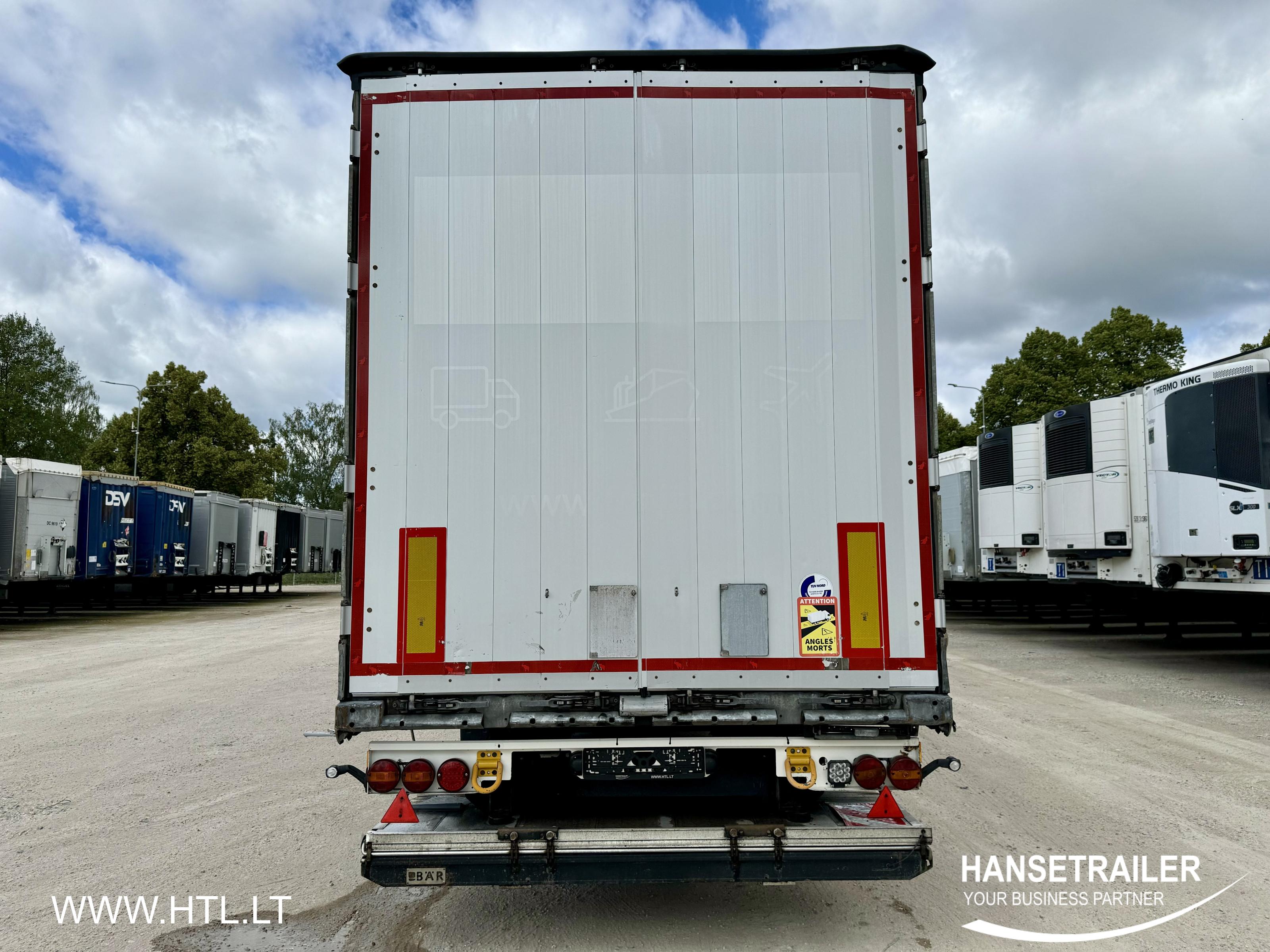 2017 Puspiekabe Gardīne Schmitz SCS 24 Multilock XL Tail Lift