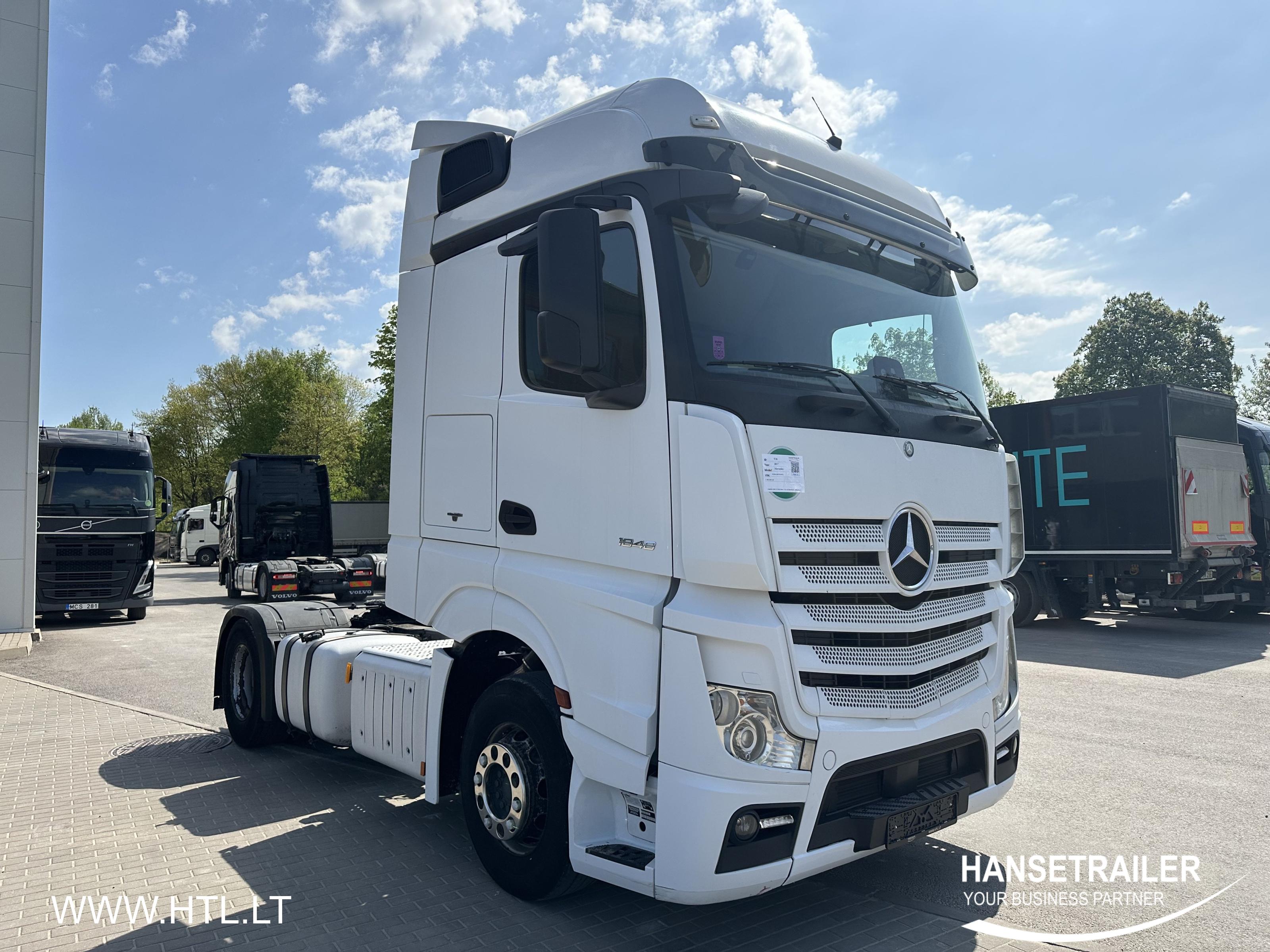 2017 Vilcējs 4x2 Mercedes-Benz Actros 1848 LS