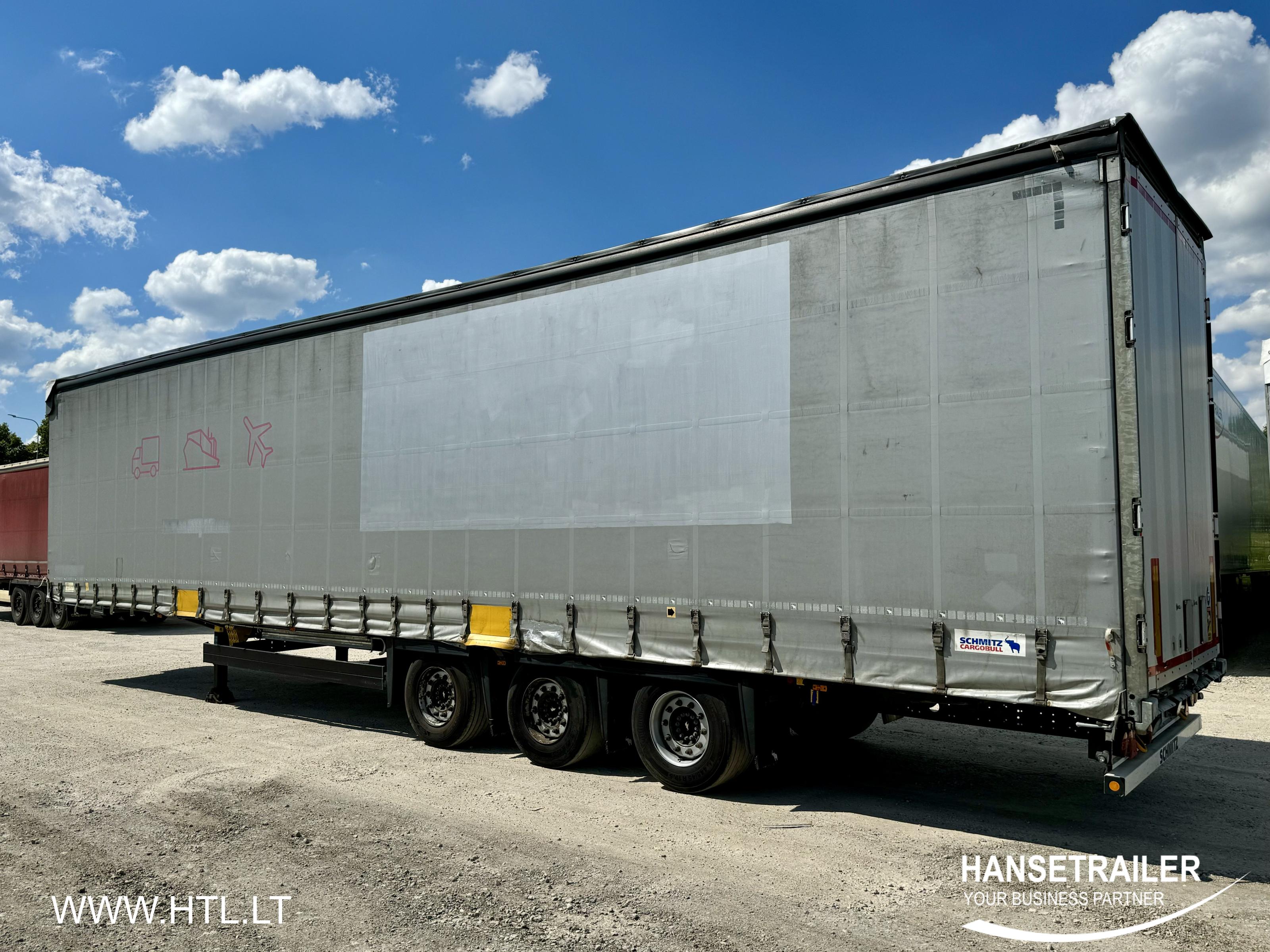 2017 Semitrailer Curtainsider Schmitz SCS 24 Mega Low Deck