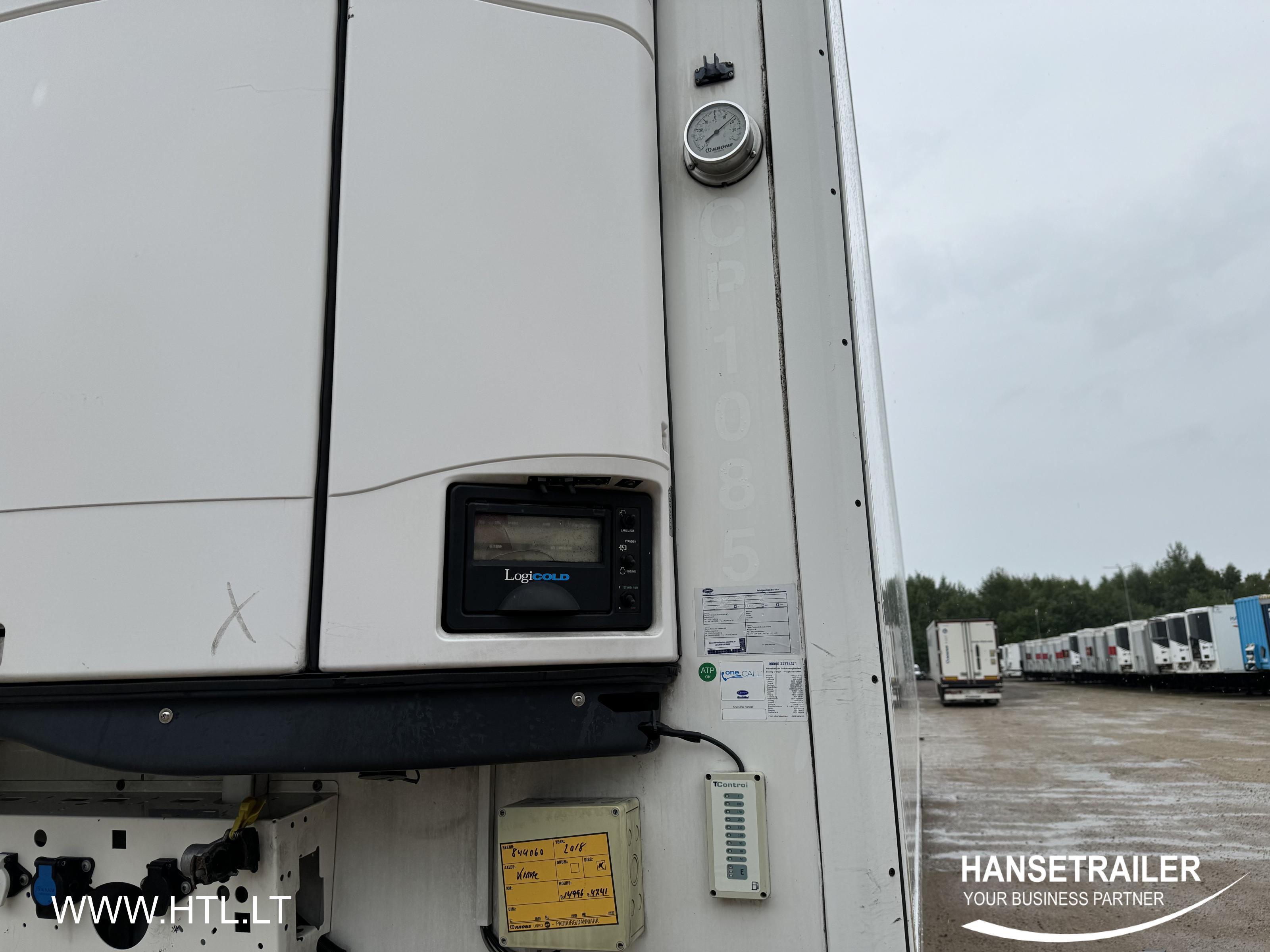 2018 Semitrailer Reefer Krone SDR27 Multitemp DoubleDeck