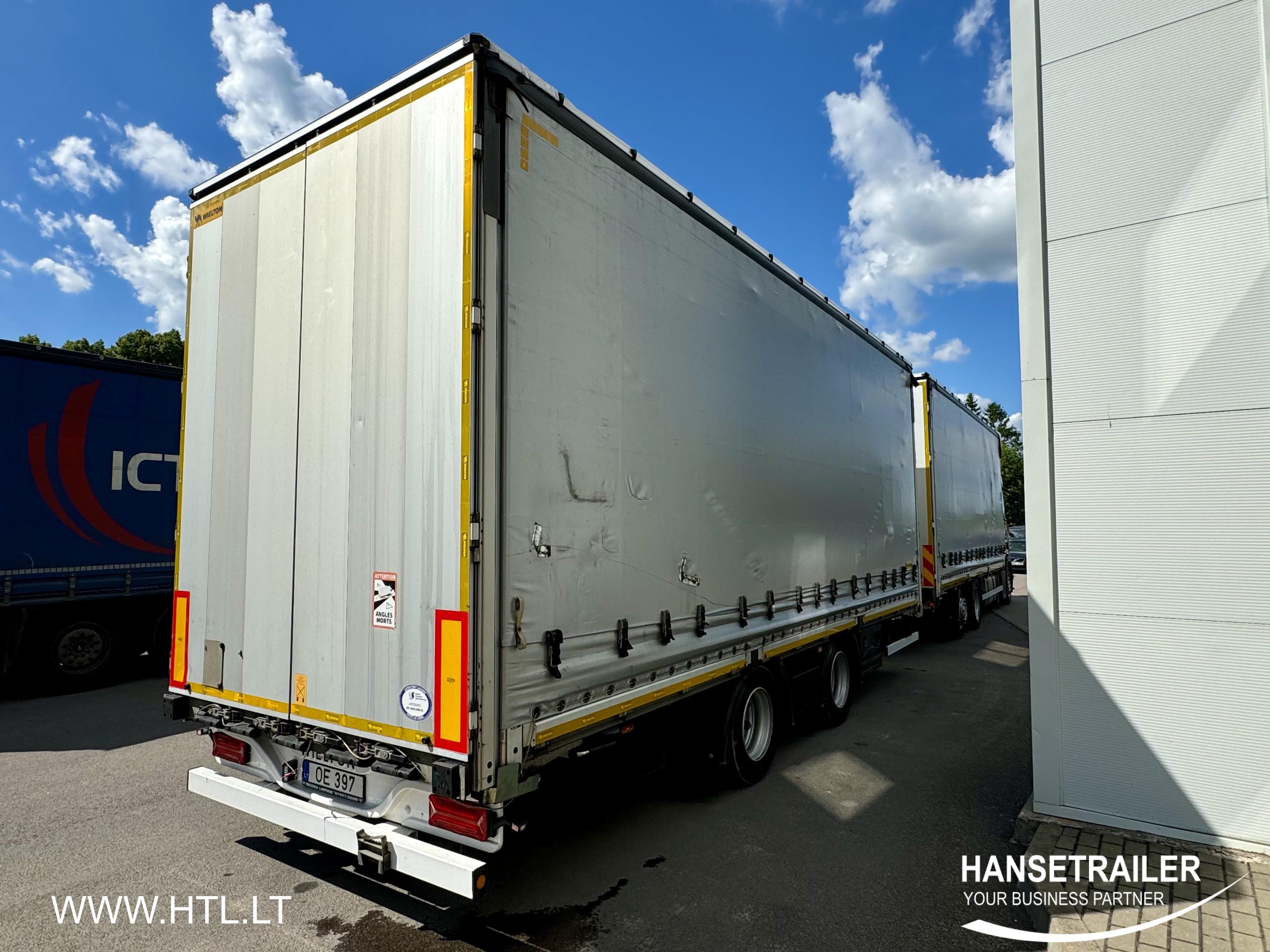 2021 Autolastzug Sattelcurtainsider Scania R450 Retarder + Wielton