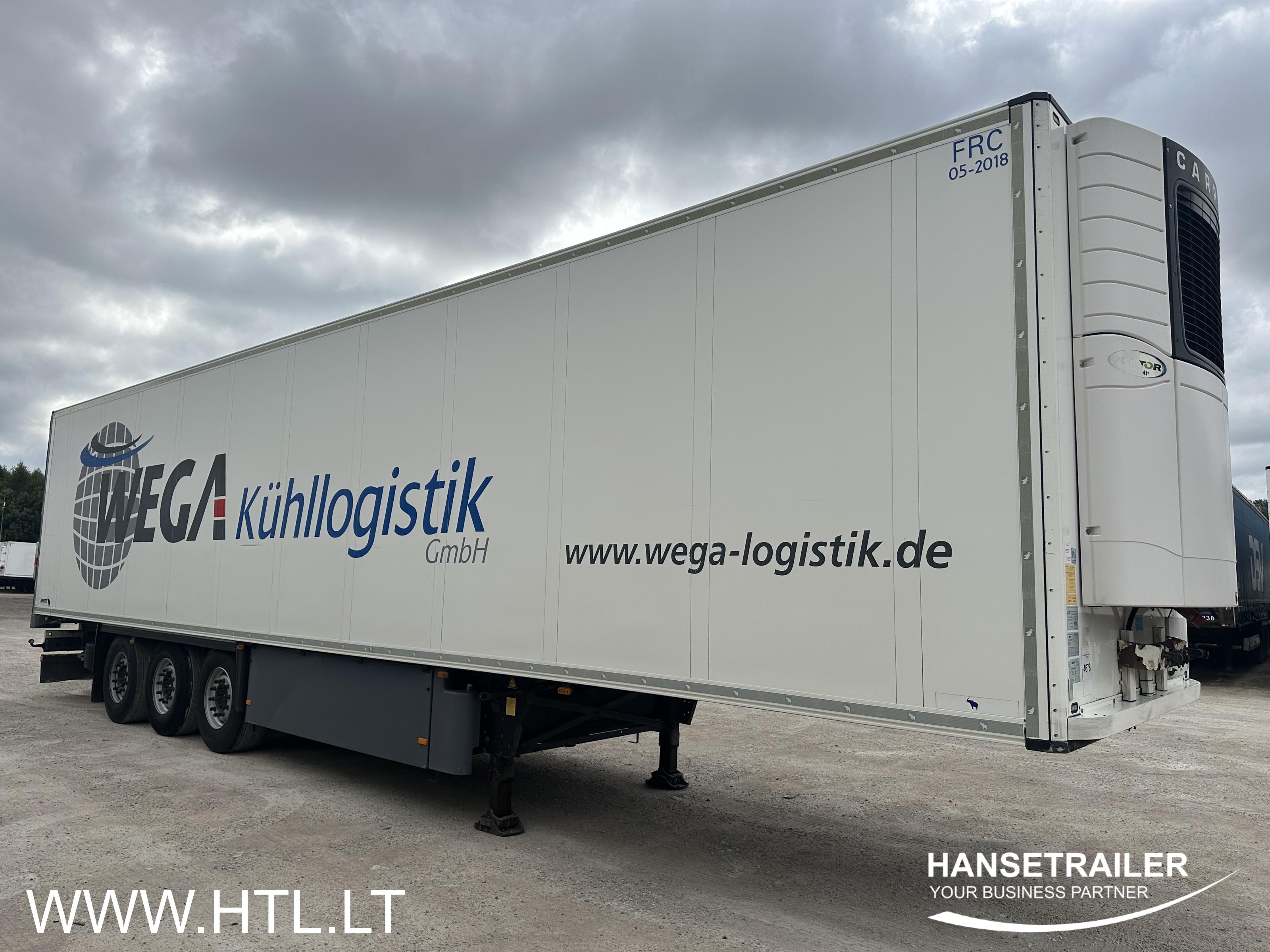 2012 Poolhaagis Külmik Schmitz SKO 24 FP45 Multitemp DoubleDeck Lift axle