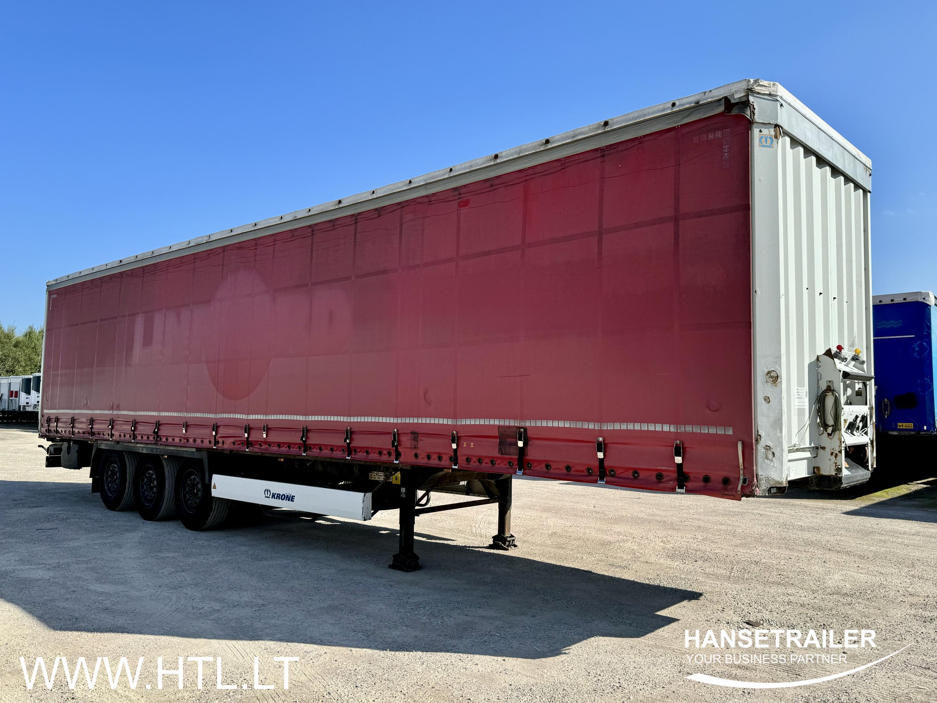 2012 Semitrailer Curtainsider Krone SDP Lift axle