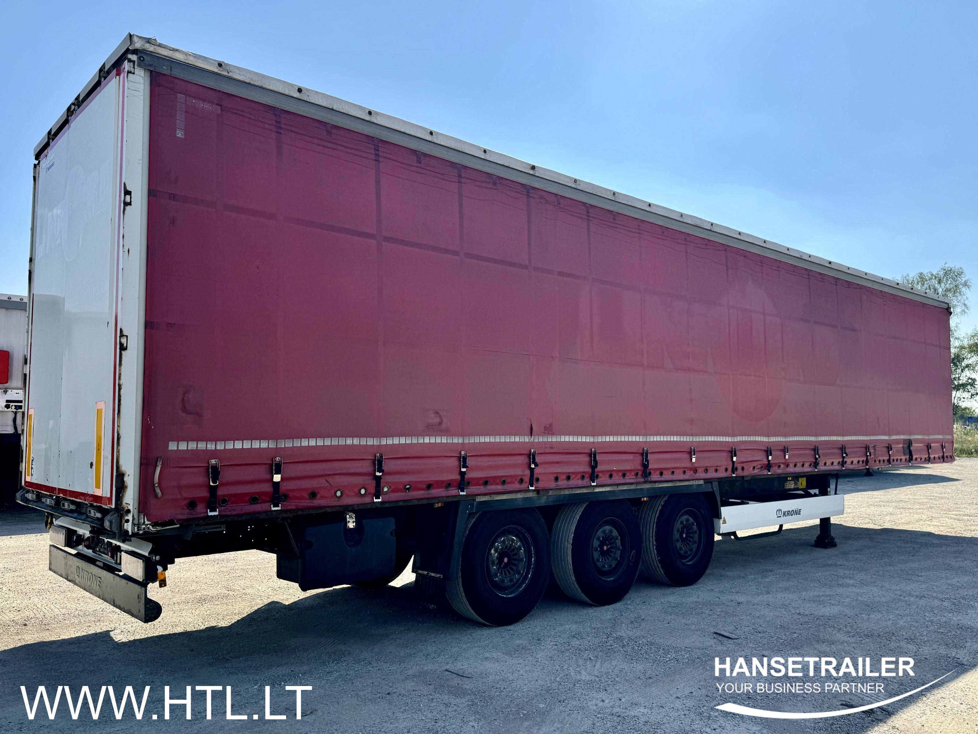 2012 Semitrailer Curtainsider Krone SDP Lift axle