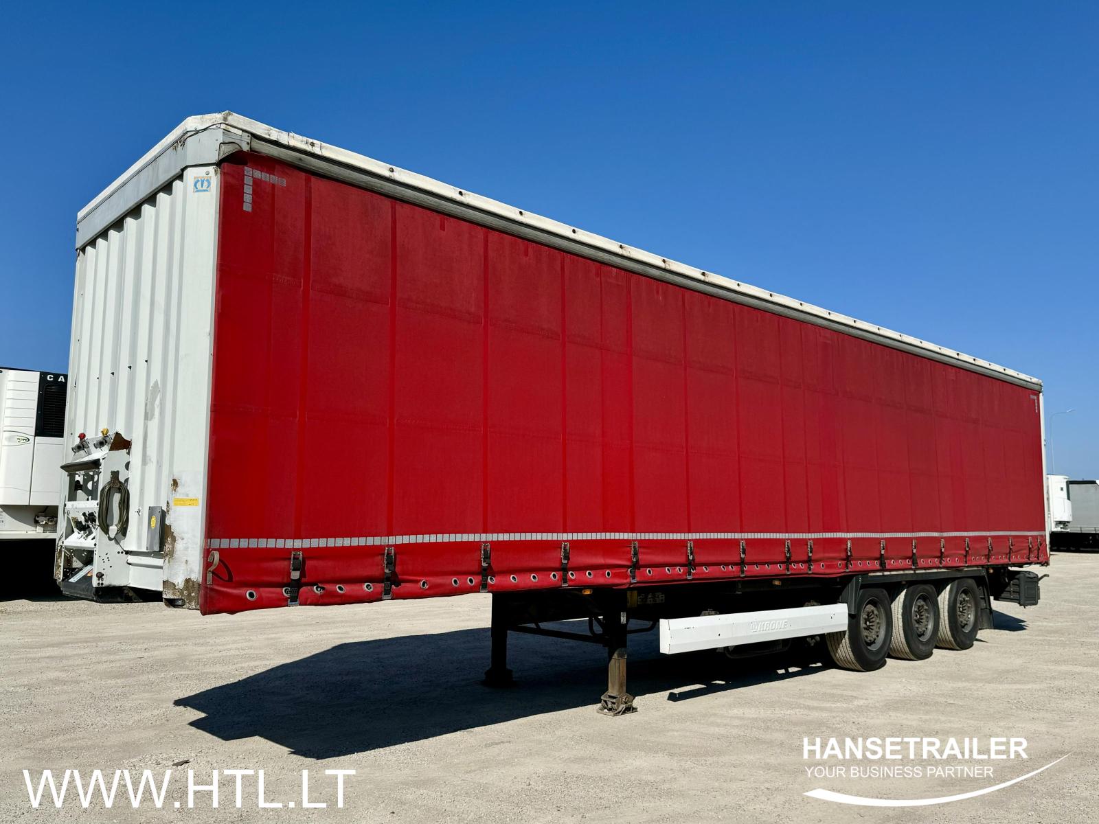 2012 Semitrailer Curtainsider Krone SDP Lift axle