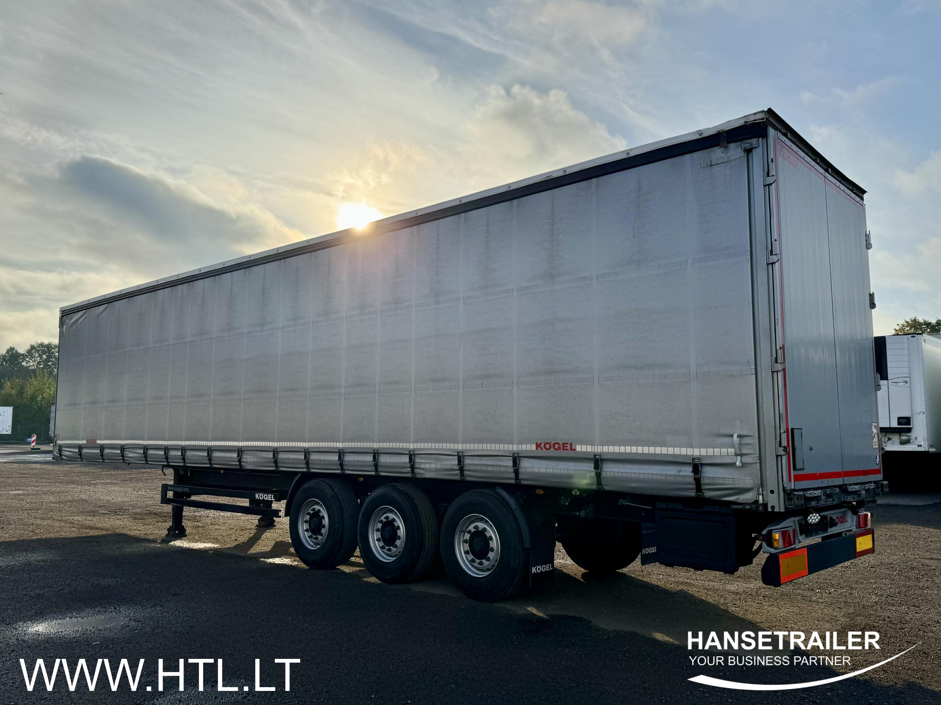 2019 Sattelanhänger Sattelcurtainsider Koegel SN 24 Lift Axle