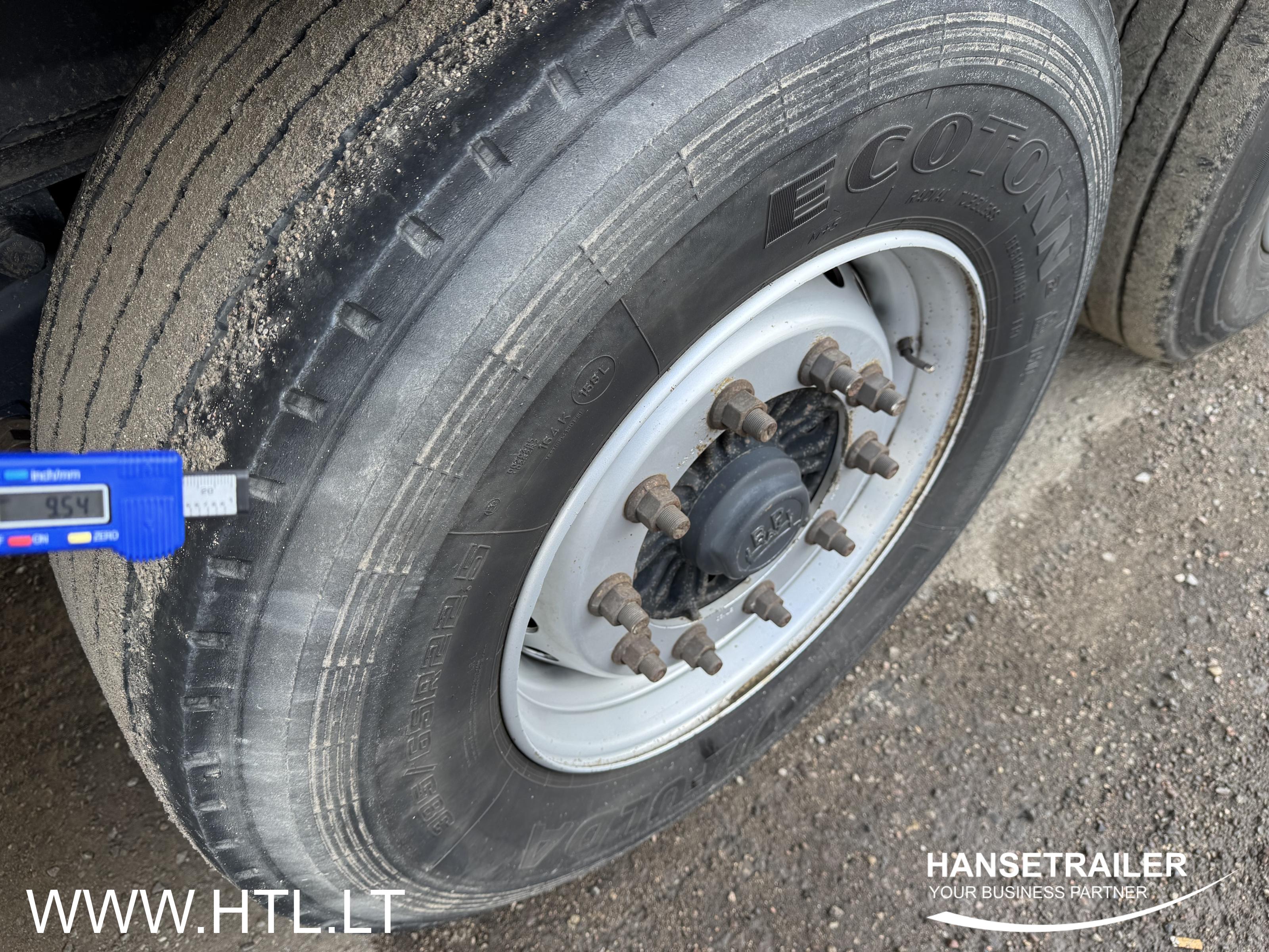 2019 напівпричеп Тентовані Koegel SN 24 Lift Axle